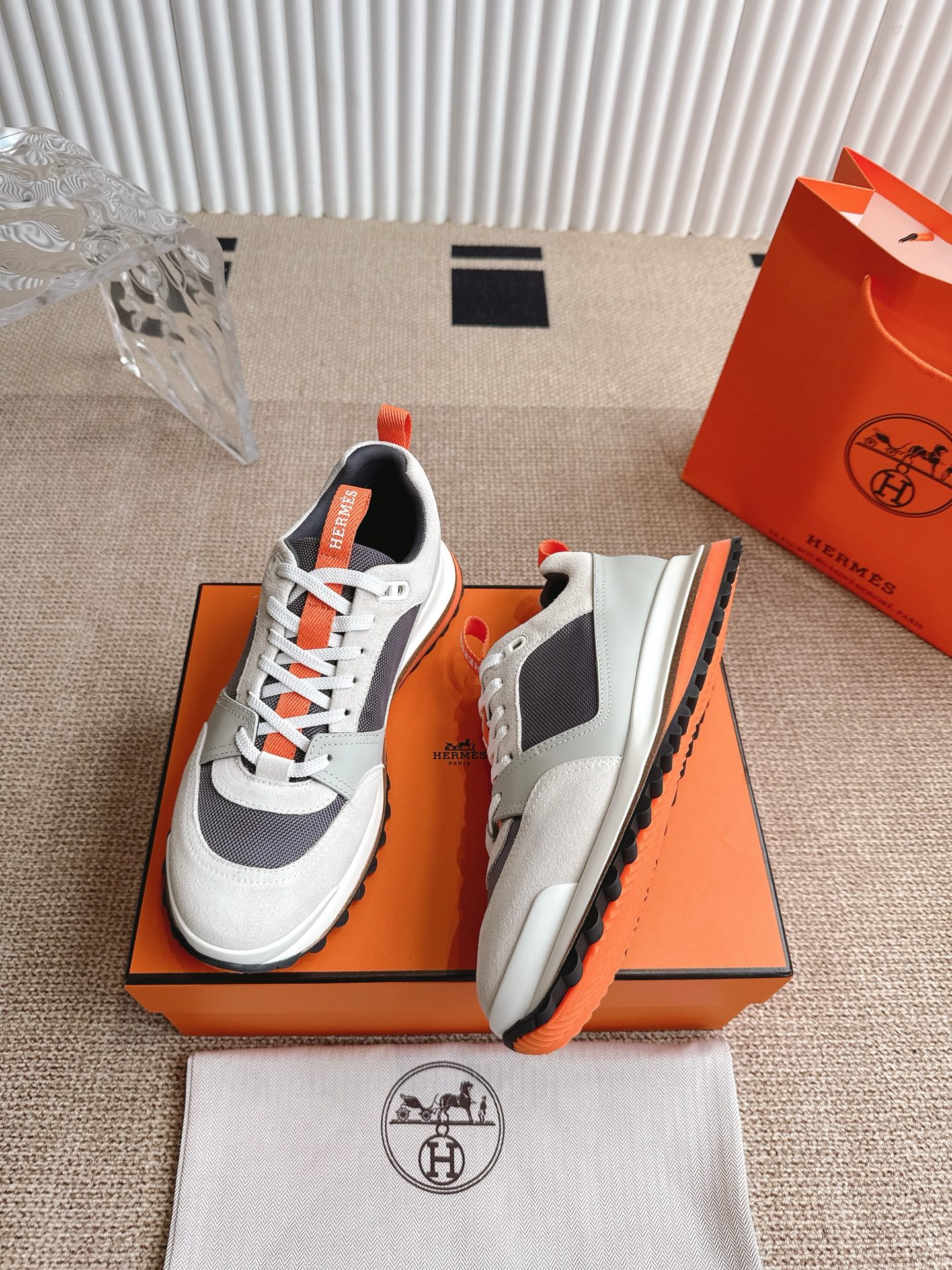 High-Quality Hermes Shoes with Zenapa Calves and Velvet Kyoto – Size 39-45 - 图片 1