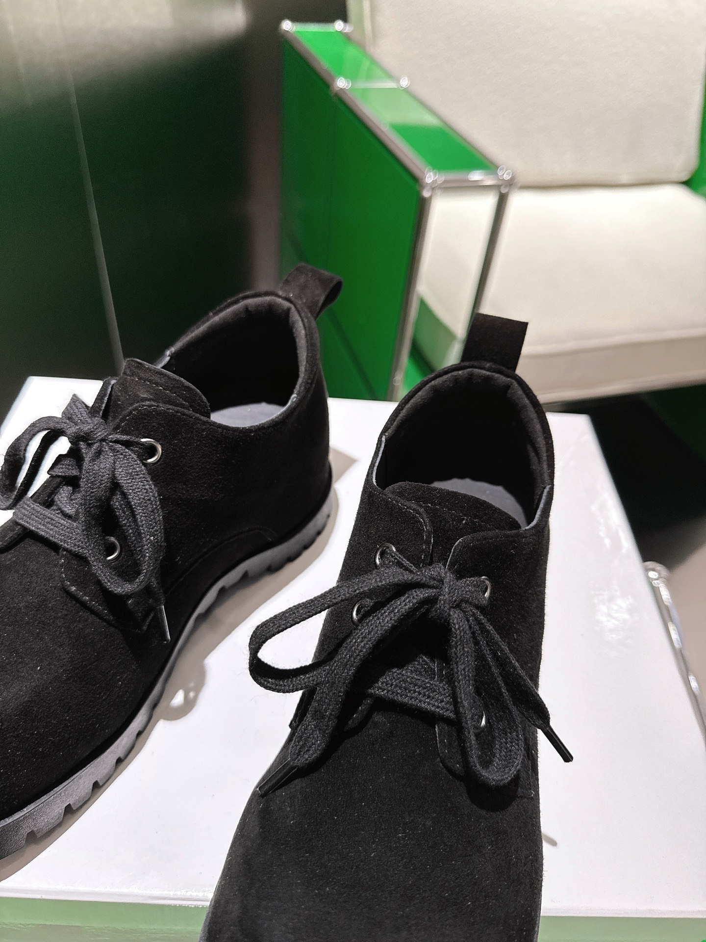 Classic Black Lace-Up Ankle Boots Thick Platform Round Toe for Women 4 i1757578327436 5619 0 2