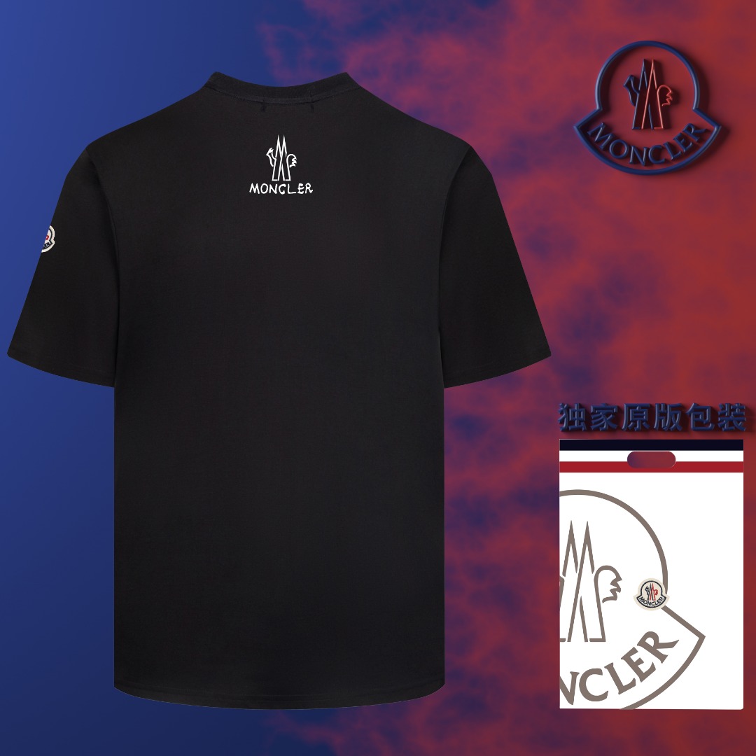 Moncler Men's Short Sleeve T-Shirt with 3D Logo Print - Premium Cotton Tee 3 o 1ifmf8ucd3jtqa191v7le1n6a8