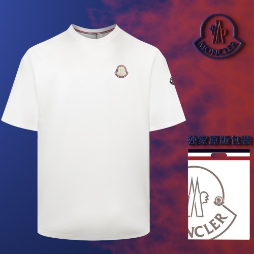Moncler Camiseta de Manga Corta con Logo Bordado para Hombre y Mujer 1 Moncler Camiseta de Manga Corta con Logo Bordado para Hombre y Mujer