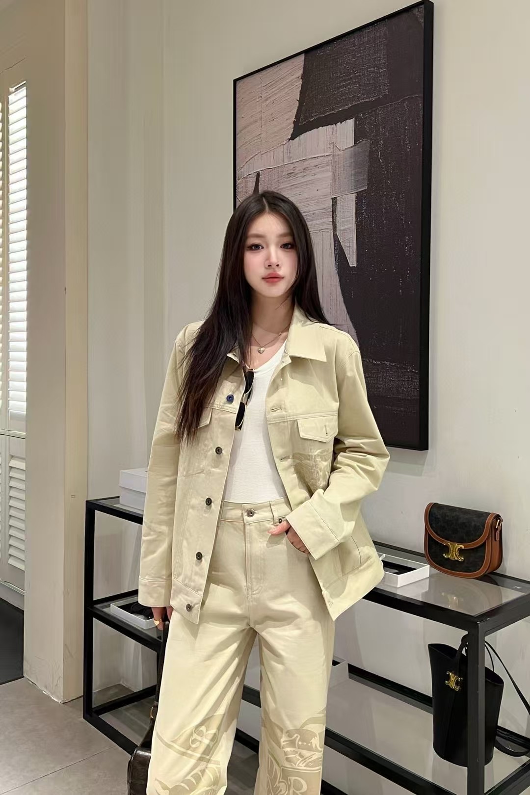 Burberry 2025 New Arrival Denim Jacket and Skirt Set - Luxury Cotton Blend 4 i1746978986994 9520 0 3