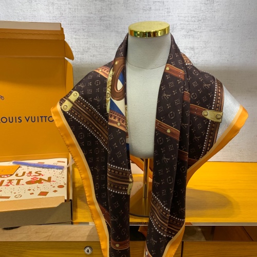 Louis Vuitton 100% Silk Twill Scarf 90*90cm with Full Packaging 1 Louis Vuitton 100% Silk Twill Scarf 90*90cm with Full Packaging