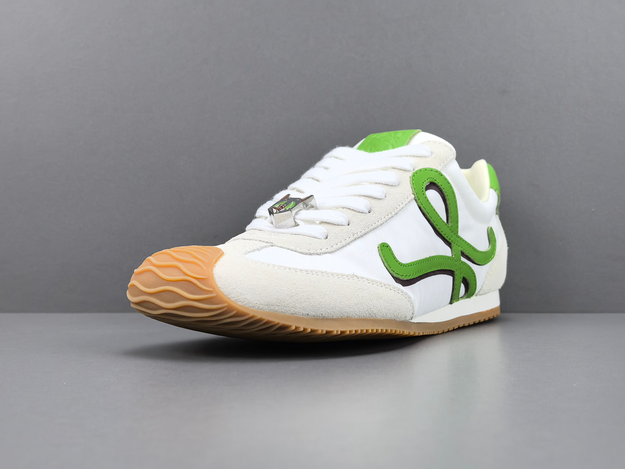 【专柜版 罗意威】 LOEWE罗意威 Ballet Runner 2.0 小牛皮 圆头系带 低帮 生活休