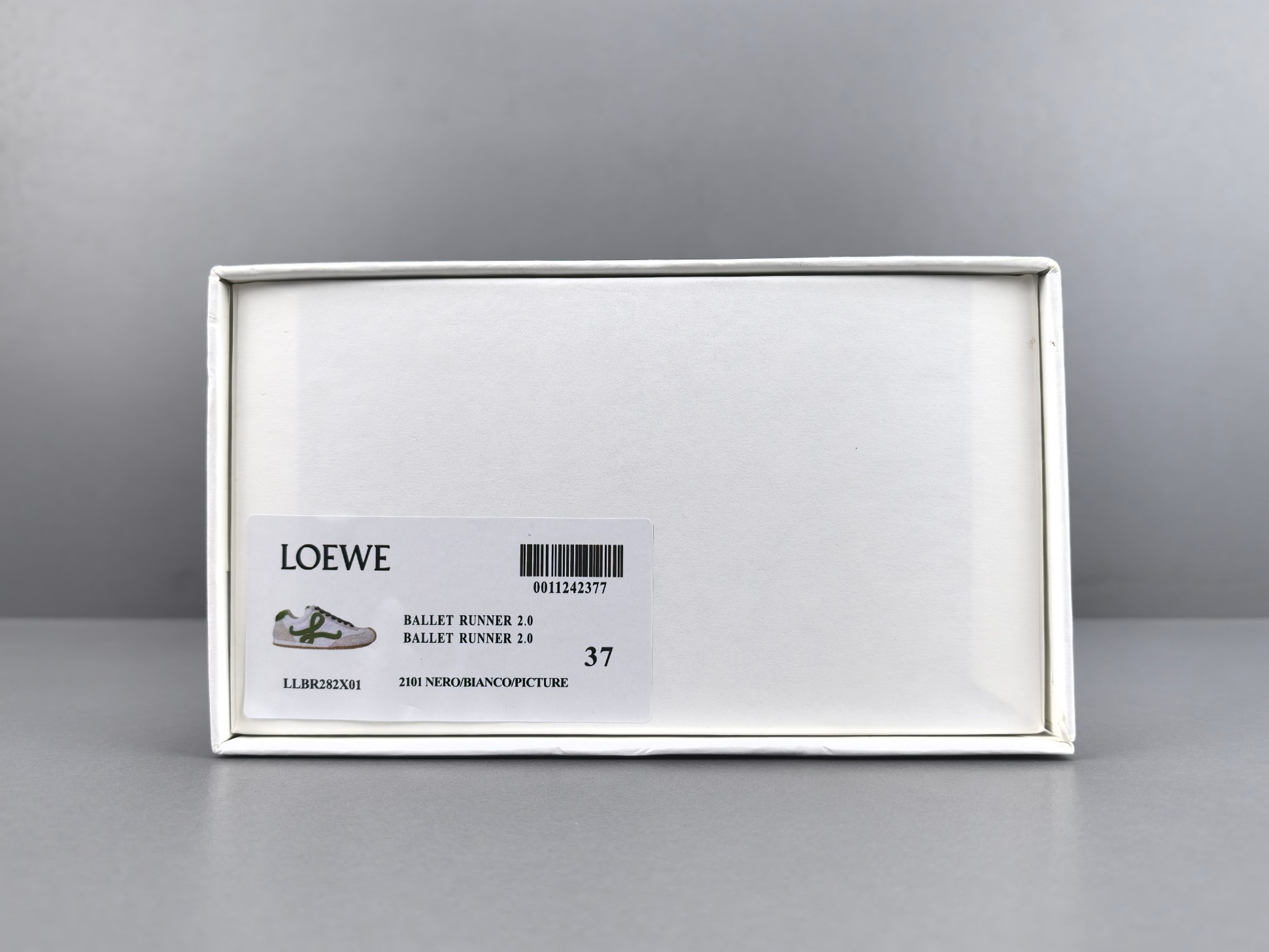 【专柜版 罗意威】 LOEWE罗意威 Ballet Runner 2.0 小牛皮 圆头系带 低帮 生活休