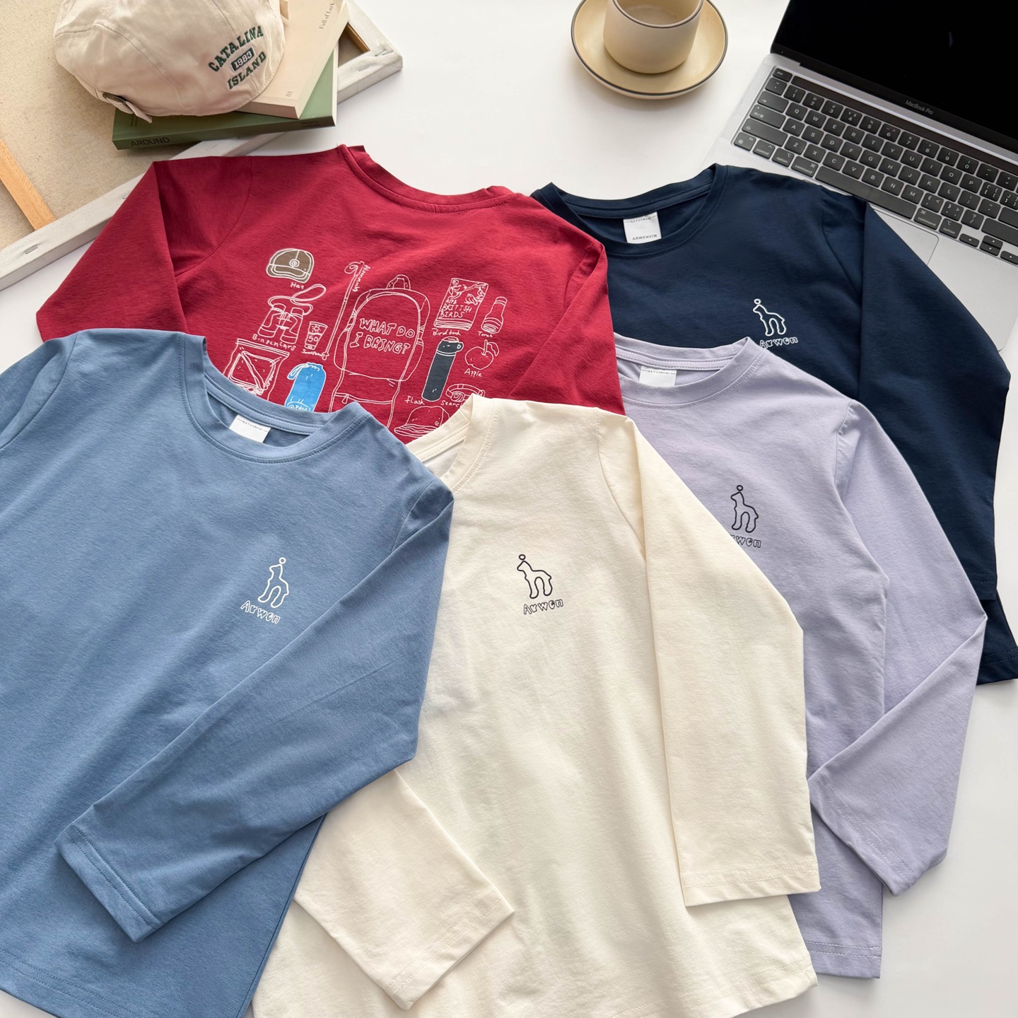 Volumen 69.9 @ uno 120-170 🎉 Camiseta de manga larga de secado rápido para niños en primavera/verano 🤗 Antibacteriana…
