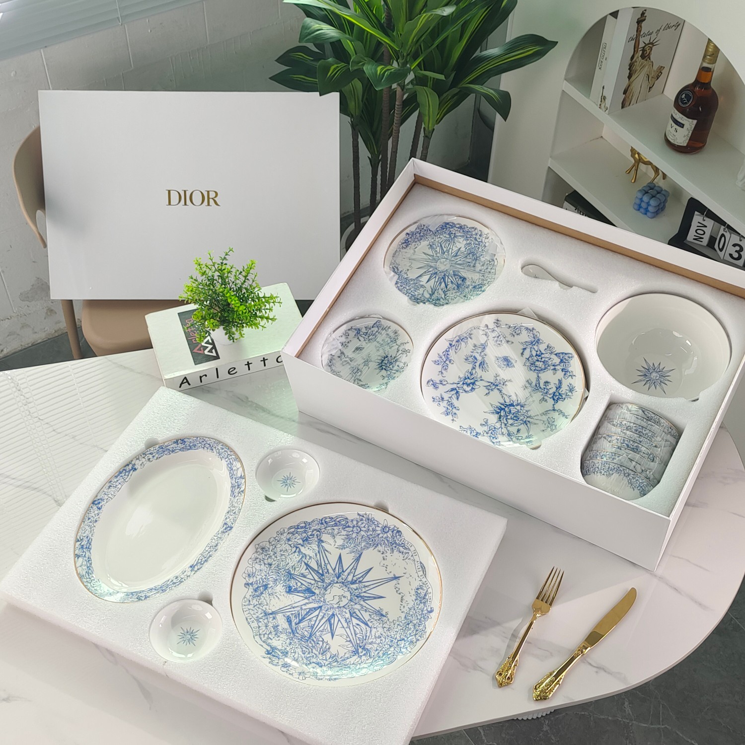 Dior Haute Couture Maison Lifestyle Luxury Home Decor Blanket Tableware 9