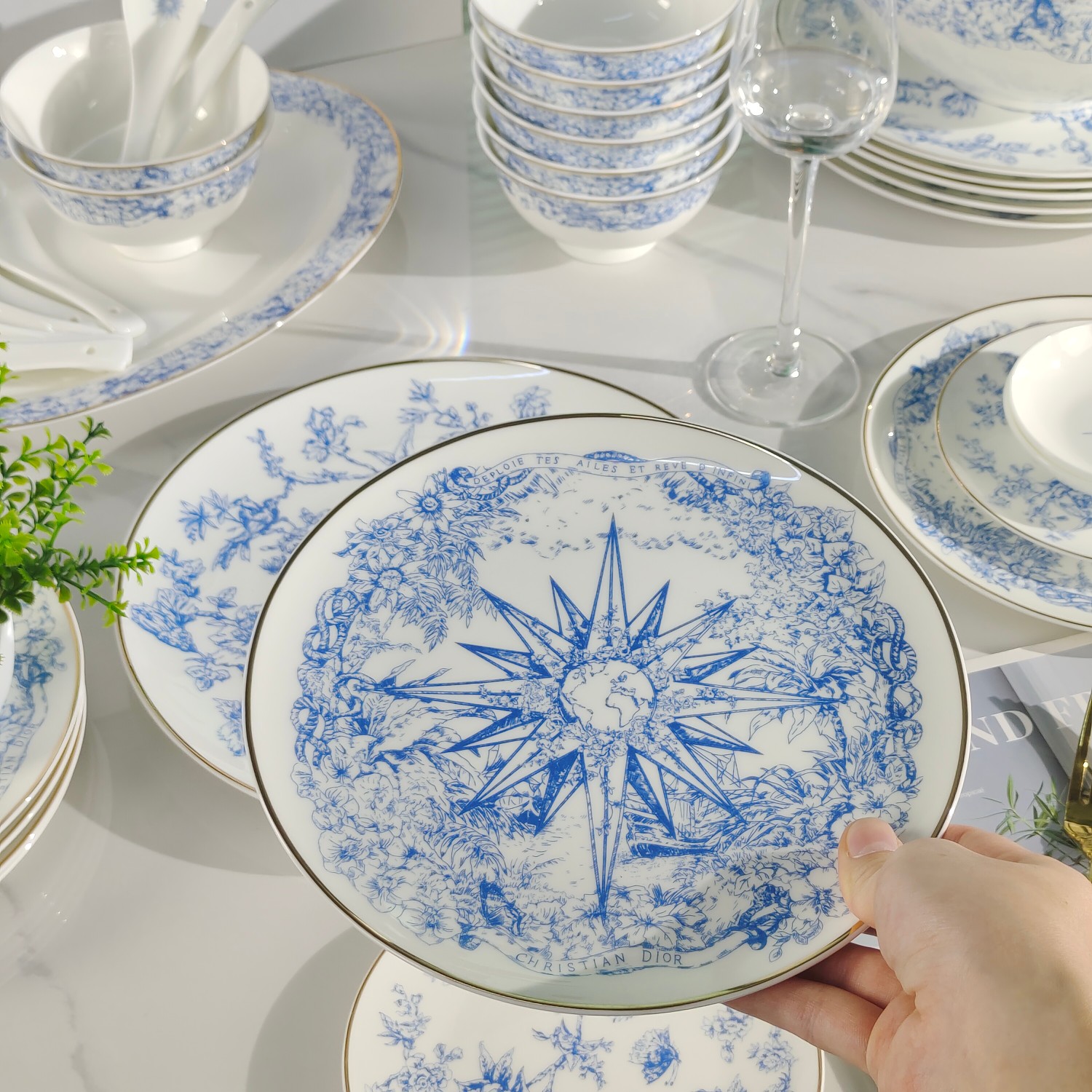 Dior Haute Couture Maison Lifestyle Luxury Home Decor Blanket Tableware 7