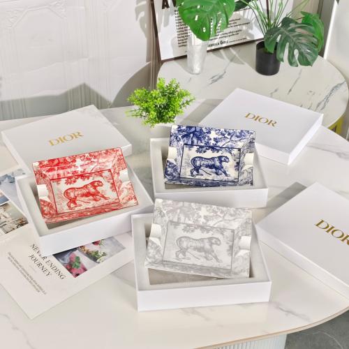 DIOR Tiger Series Ashtray - Jungle Tiger Pattern with Toile de Jouy 1 DIOR Tiger Series Ashtray - Jungle Tiger Pattern with Toile de Jouy