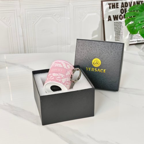 Versace Baroque Pink Mug, Luxury Porcelain Coffee Cup, Gift Box Included 1 Versace Baroque Pink Mug, Luxury Porcelain Coffee Cup, Gift Box Included