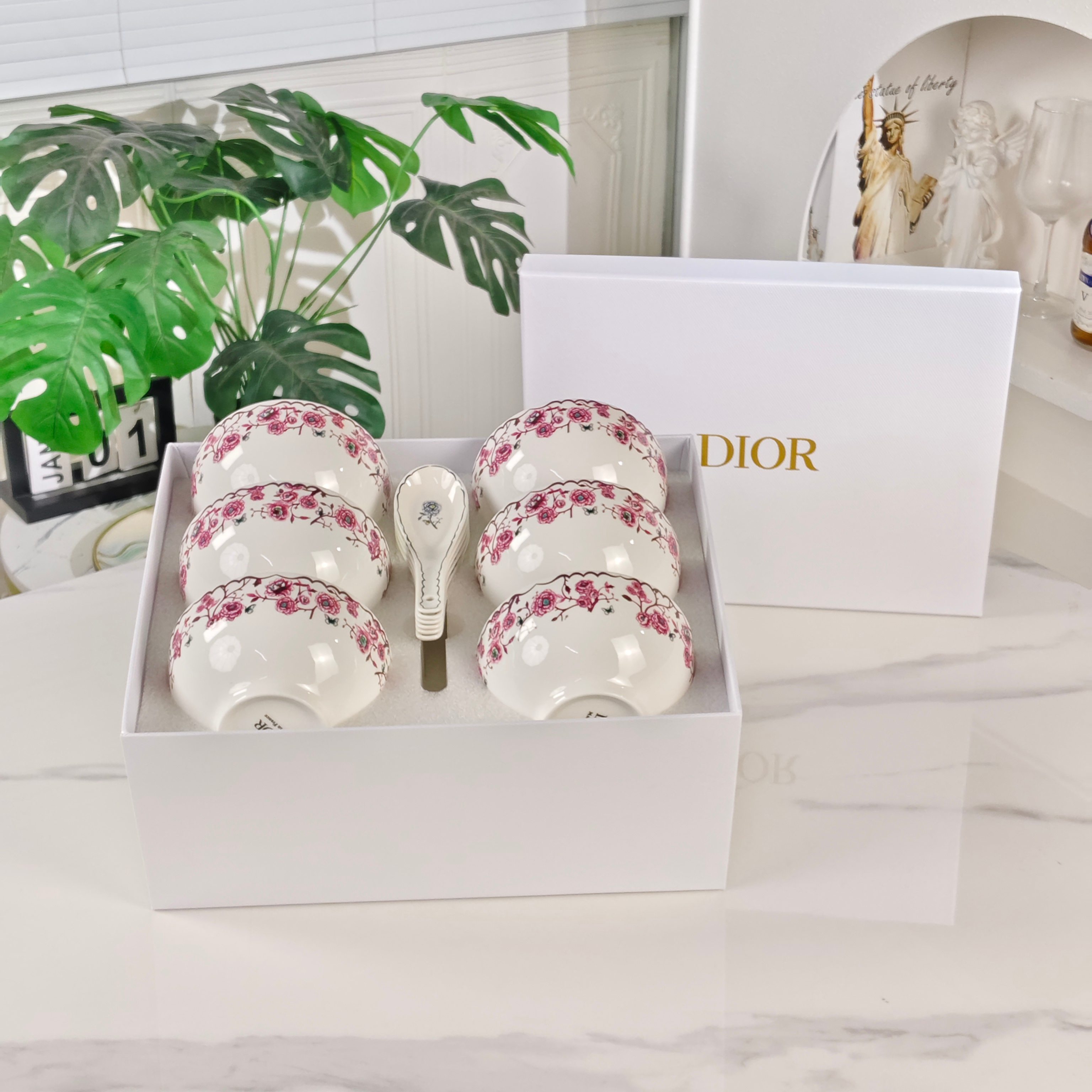 Dior – Granville Garden 6-Bowl and 6-Spoon Set – Purple - Comprehensive 2