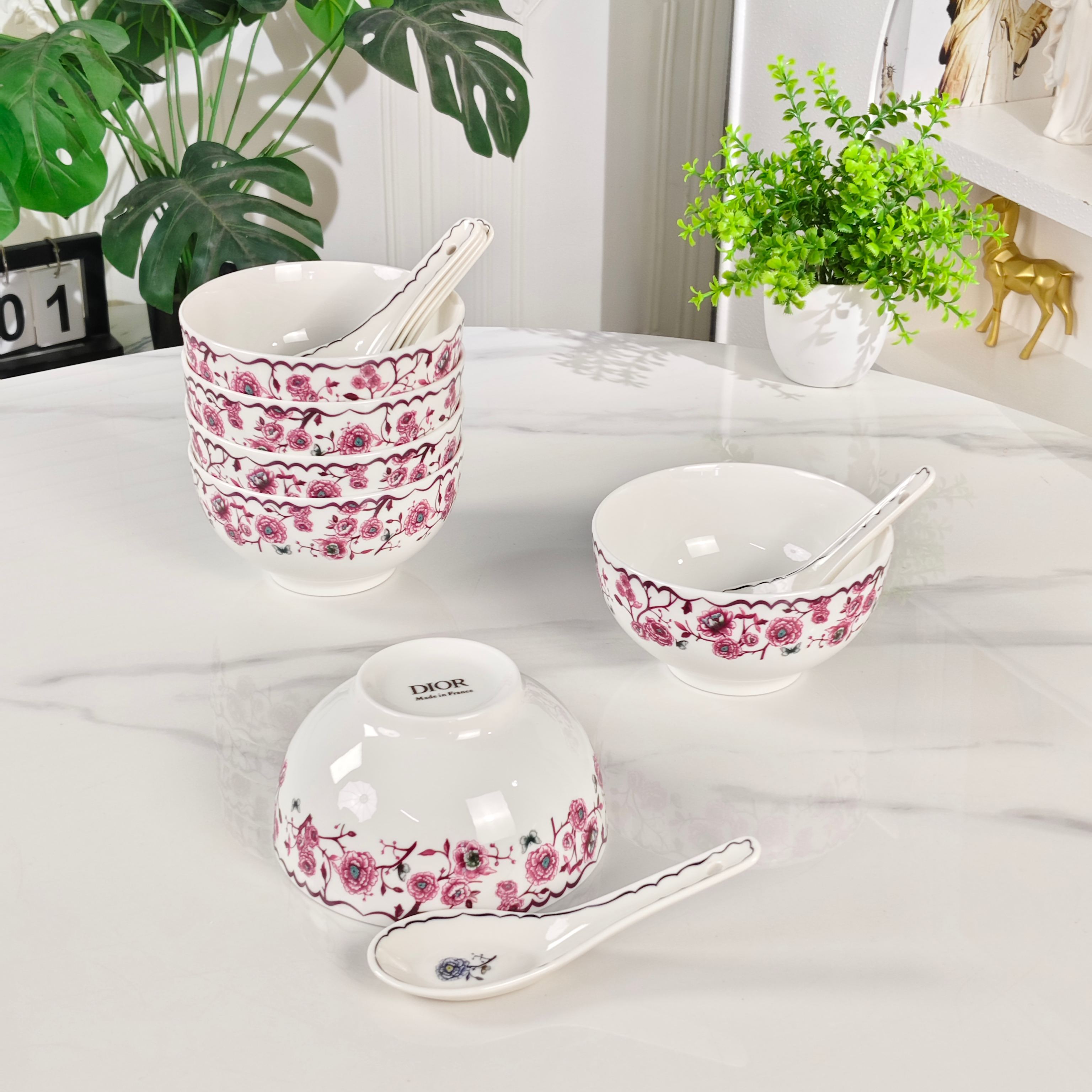Dior – Granville Garden 6-Bowl and 6-Spoon Set – Purple - Comprehensive 4