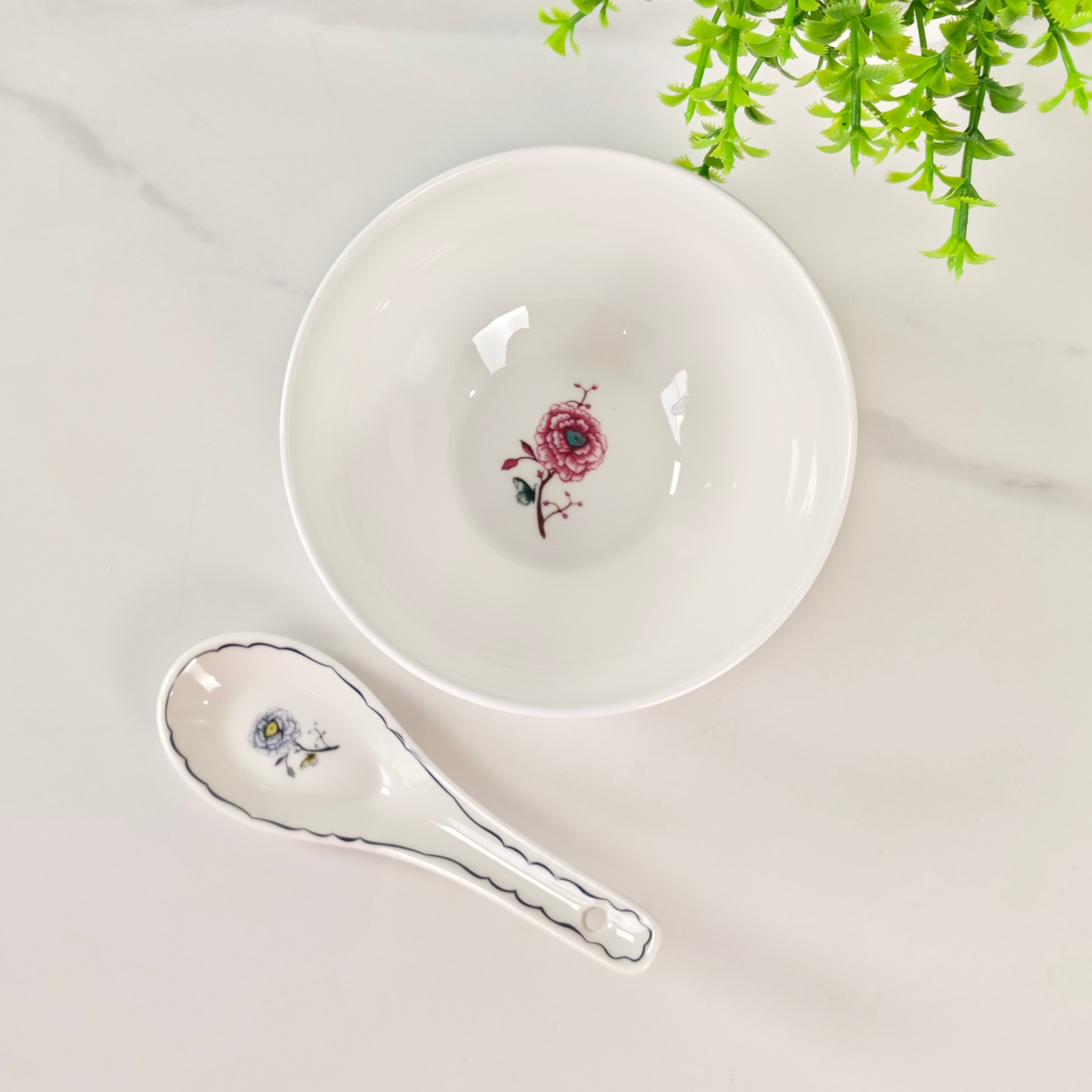Dior – Granville Garden 6-Bowl and 6-Spoon Set – Purple - Comprehensive 8