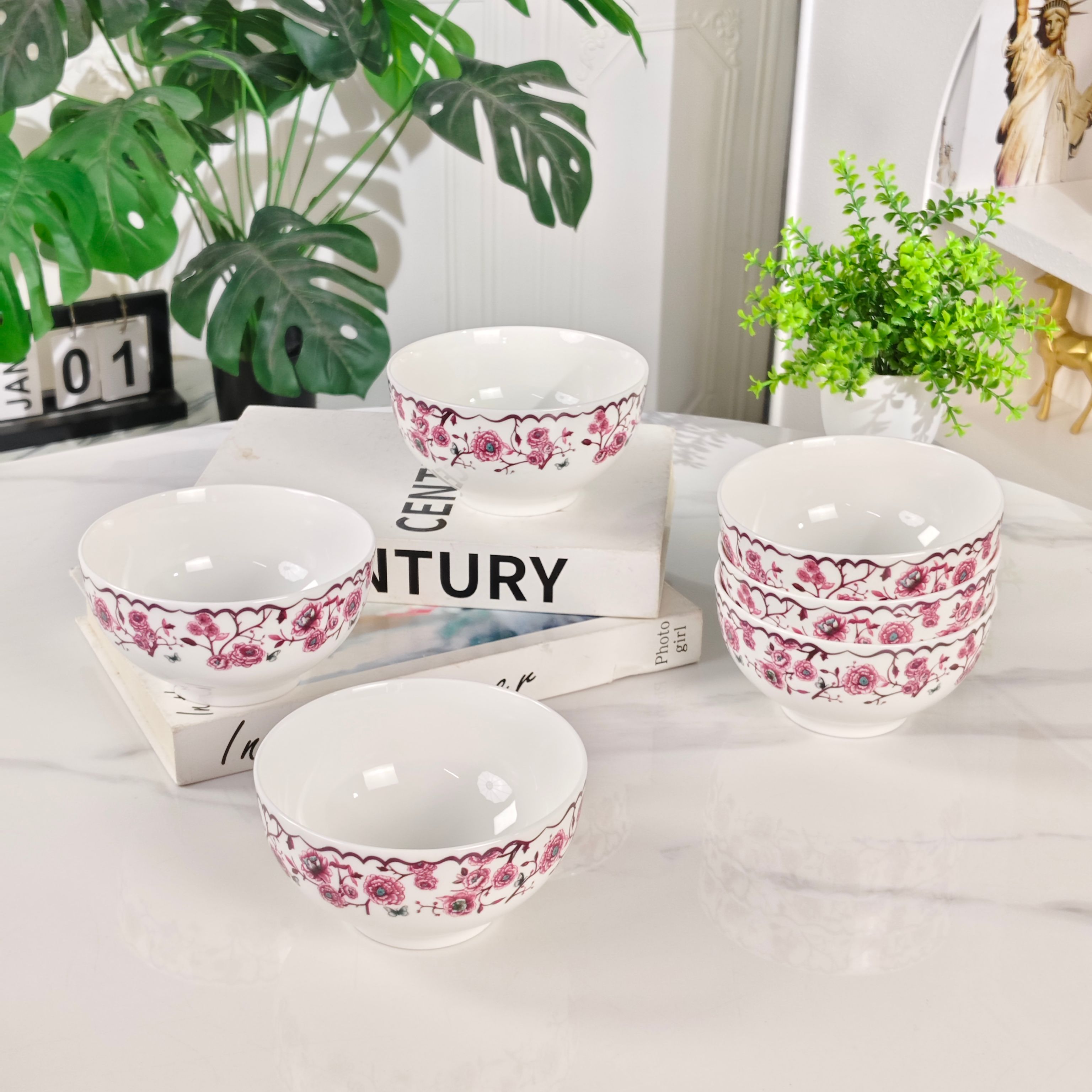 Dior – Granville Garden 6-Bowl and 6-Spoon Set – Purple - Comprehensive 6