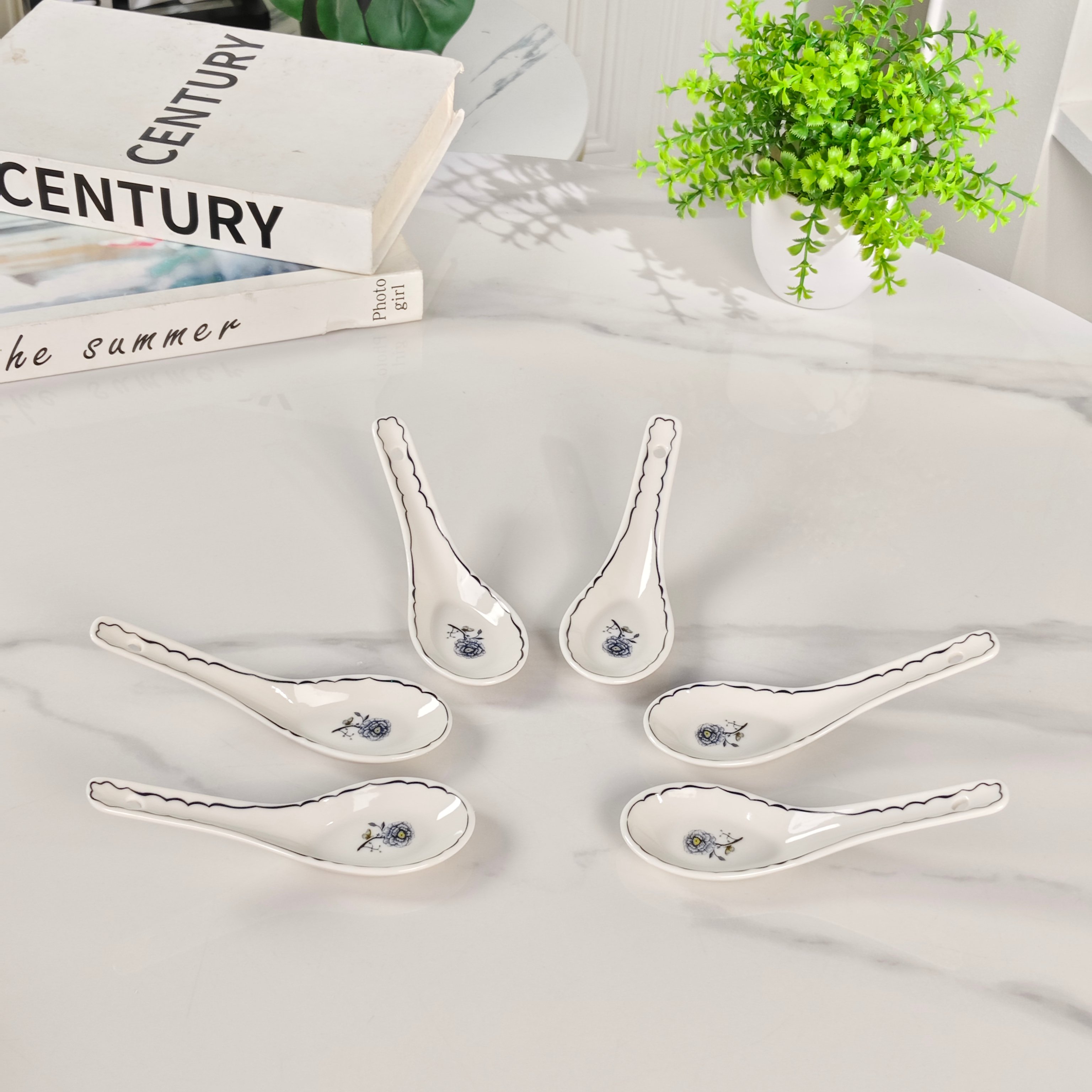 Dior – Granville Garden 6-Bowl and 6-Spoon Set – Purple - Comprehensive 10