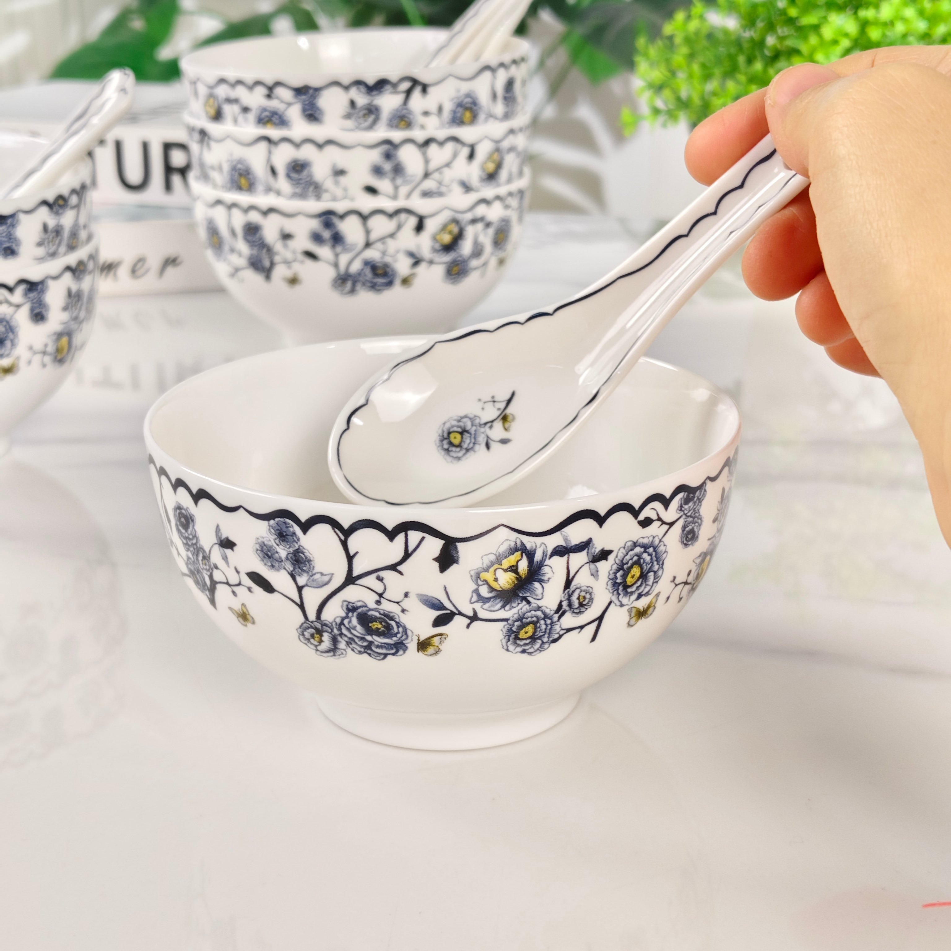 新品🔥迪奥-【格兰维尔花园】-【六碗六勺】-蓝色 8