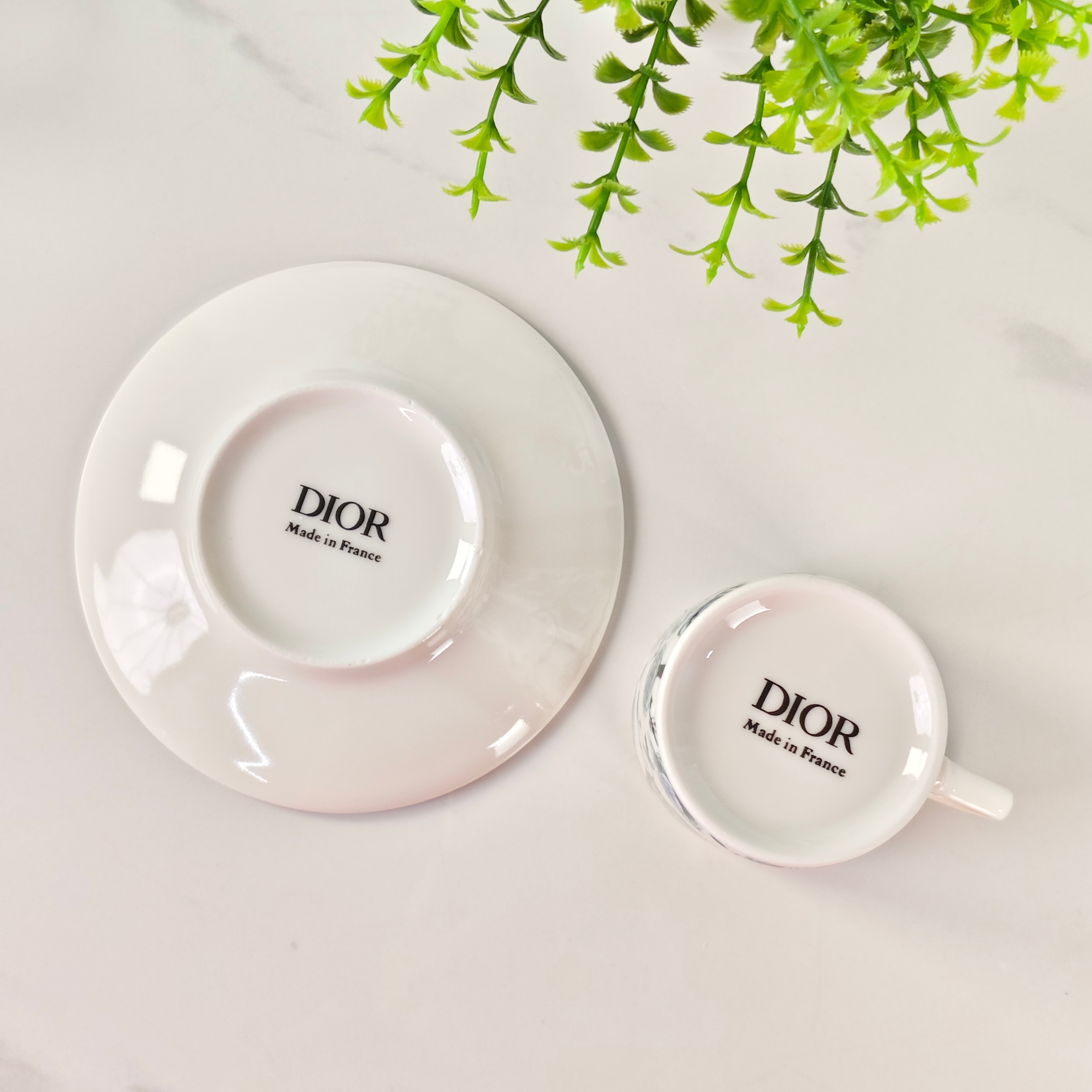 Dior – Granville Garden Espresso Cup and Saucer Set (Set of 6) – Green - Comprehensive 9