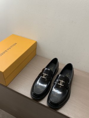 Can I buy replica Louis Vuitton Shoes Loafers Calfskin Cowhide Genuine Leather Rubber