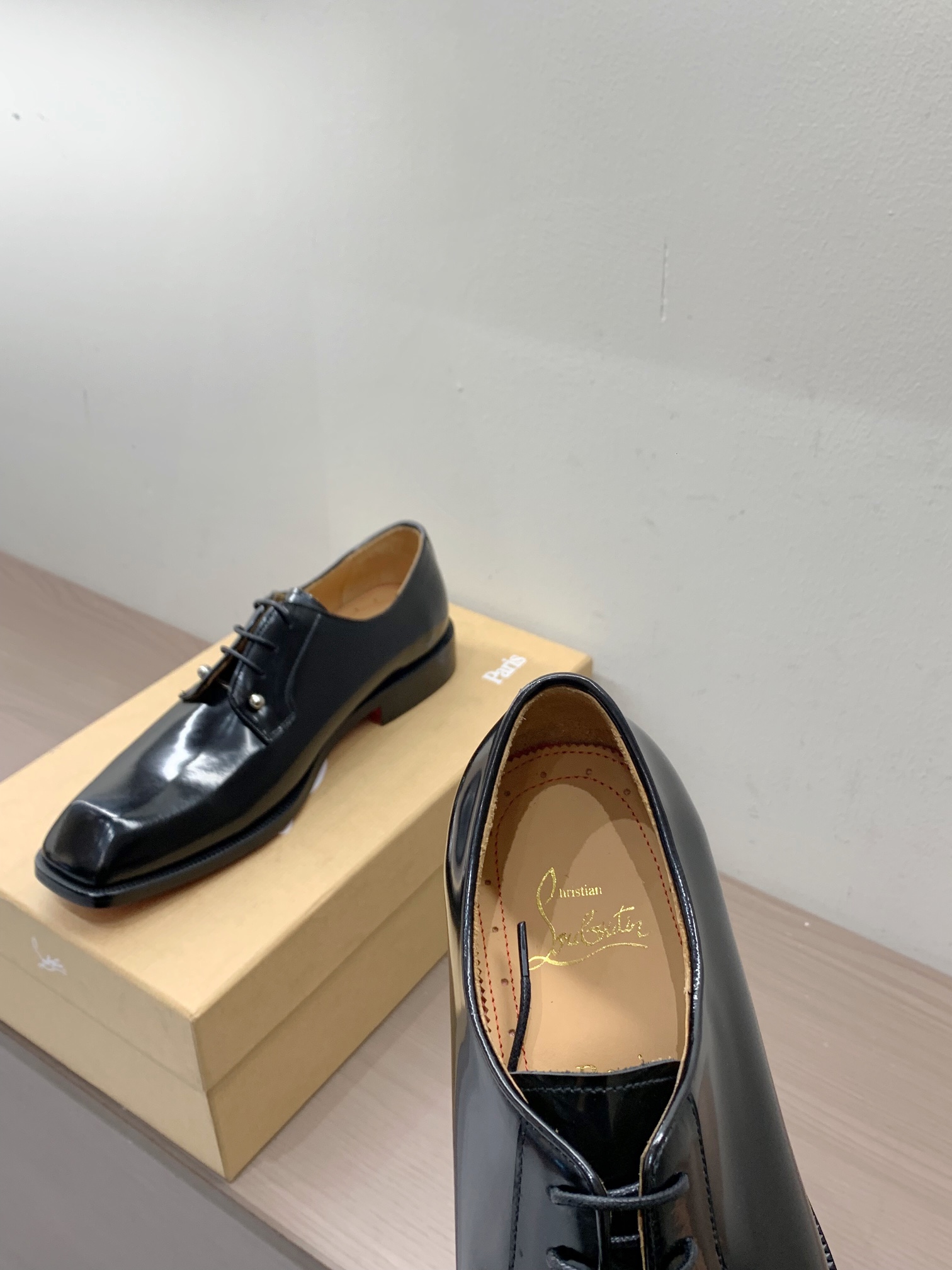 Christian Louboutin Style Leather Men's Shoes Men's Shoes Men's Shoes detail image 7 from source 782769