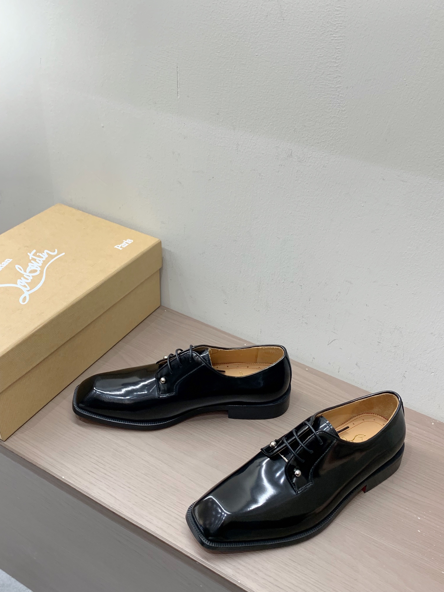 Christian Louboutin Style Leather Men's Shoes Men's Shoes Men's Shoes detail image 4 from source 782769