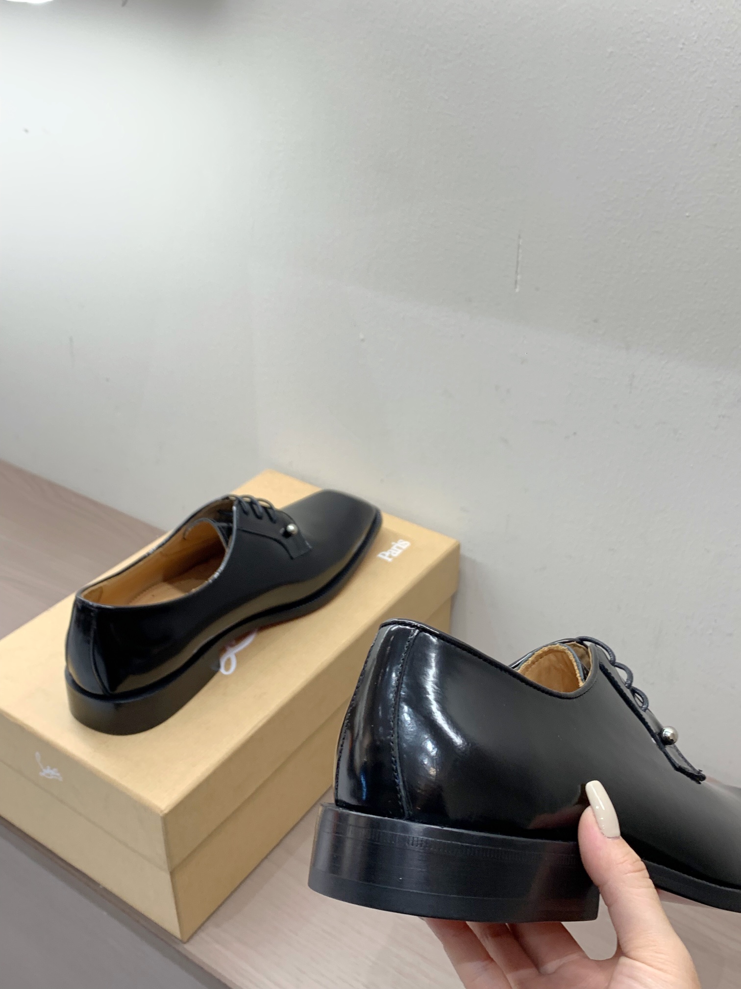 Christian Louboutin Style Leather Men's Shoes Men's Shoes Men's Shoes detail image 8 from source 782769