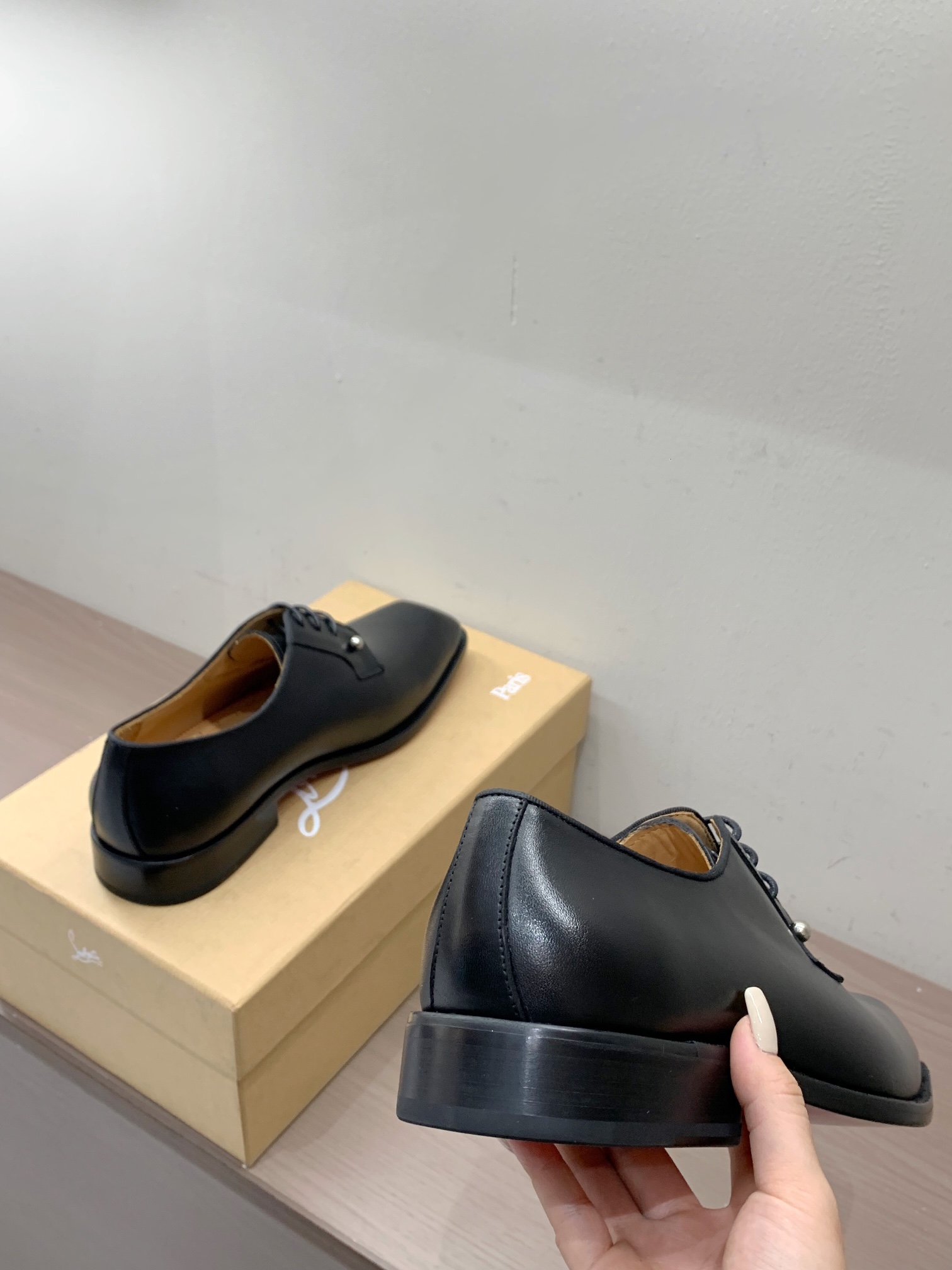 Christian Louboutin Style Leather Men's Shoes Men's Shoes Men's Shoes detail image 5 from source 782715