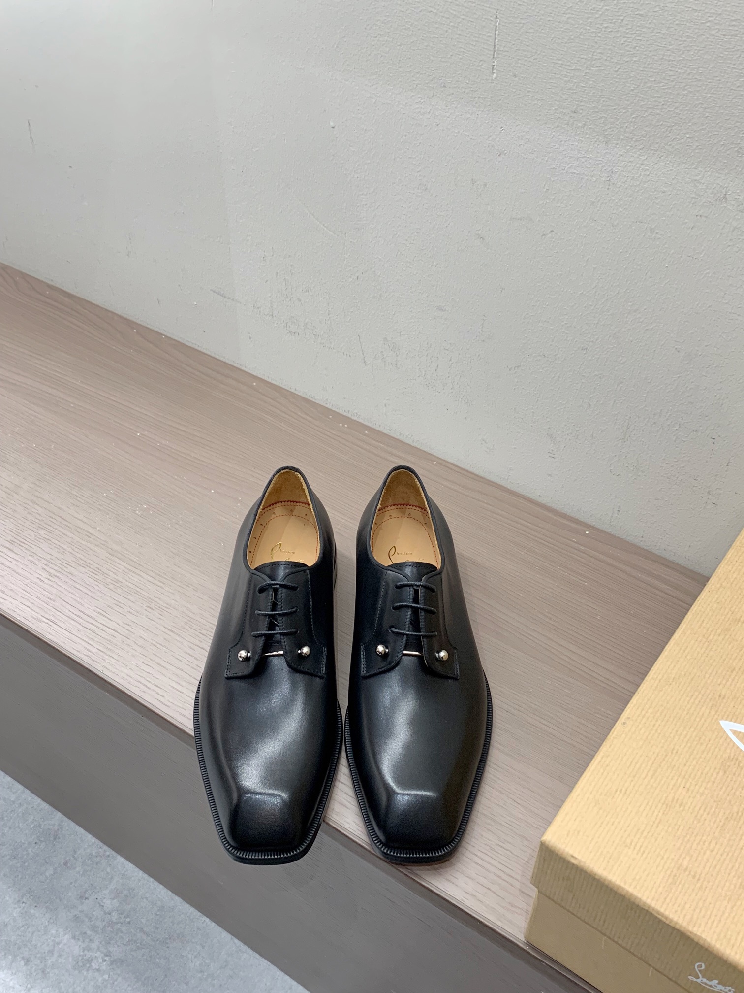 Christian Louboutin Style Leather Men's Shoes Men's Shoes Men's Shoes detail image 8 from source 782715