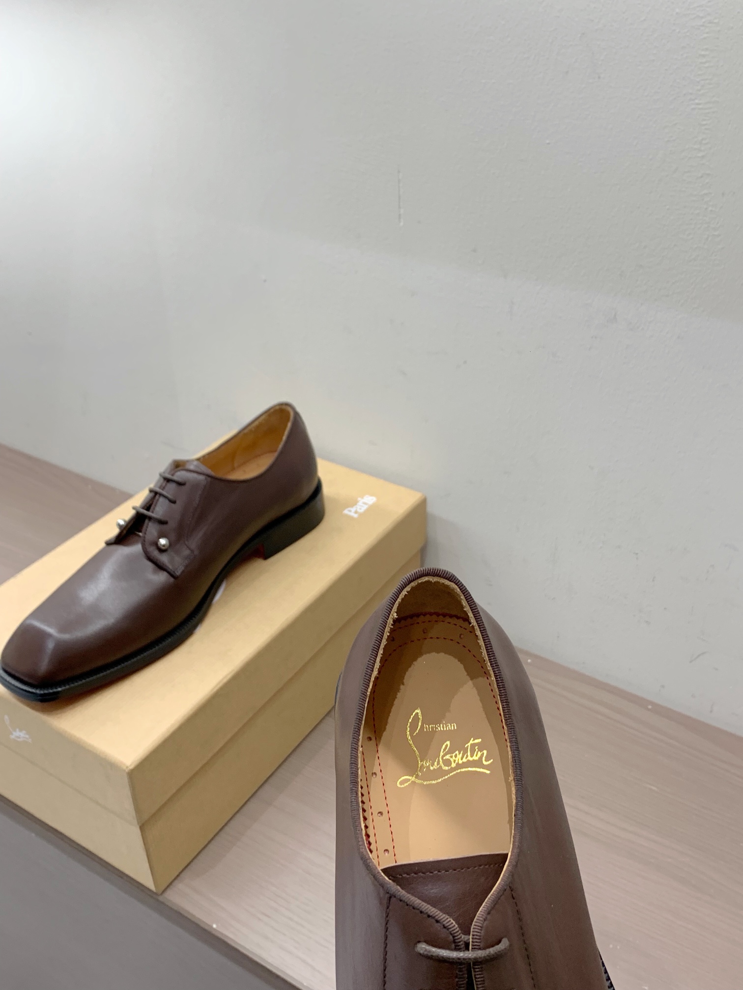 Christian Louboutin Style Leather Men's Shoes Men's Shoes Men's Shoes detail image 9 from source 782766