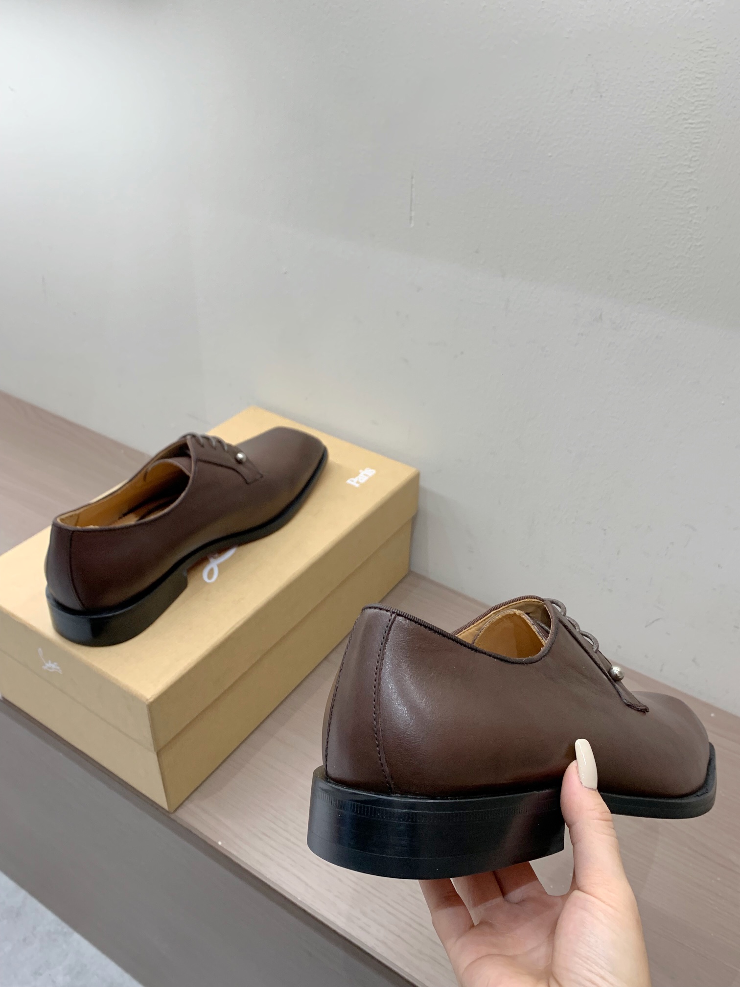 Christian Louboutin Style Leather Men's Shoes Men's Shoes Men's Shoes detail image 8 from source 782766