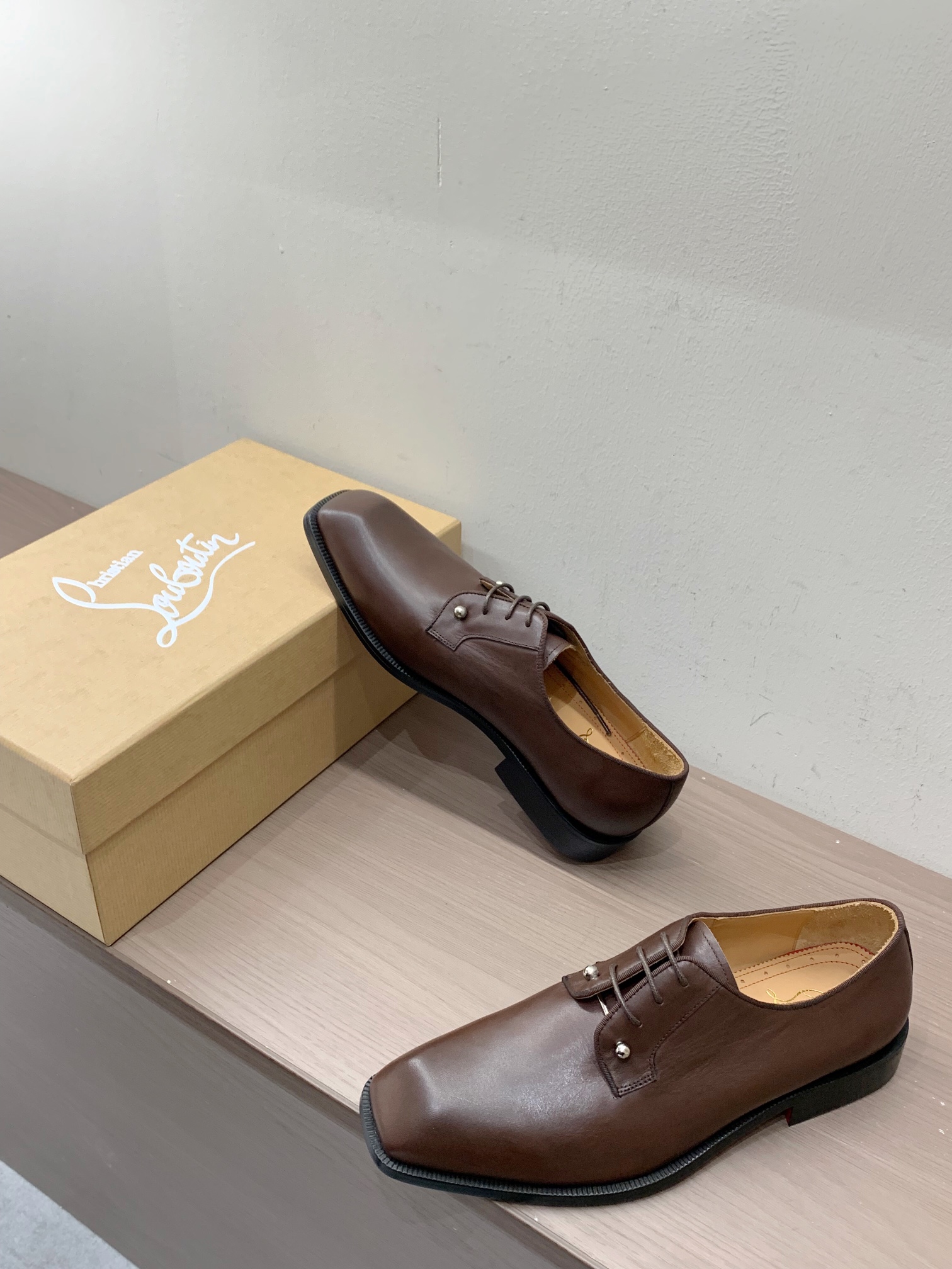 Christian Louboutin Style Leather Men's Shoes Men's Shoes Men's Shoes detail image 5 from source 782766