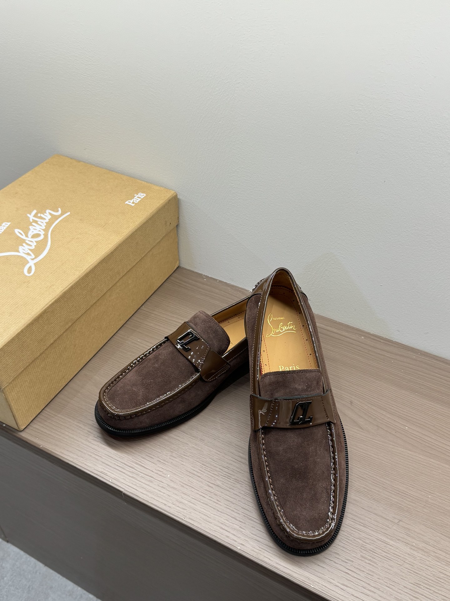 Christian Louboutin Style Leather Men's Shoes Men's Shoes Men's Shoes detail image 4 from source 782730