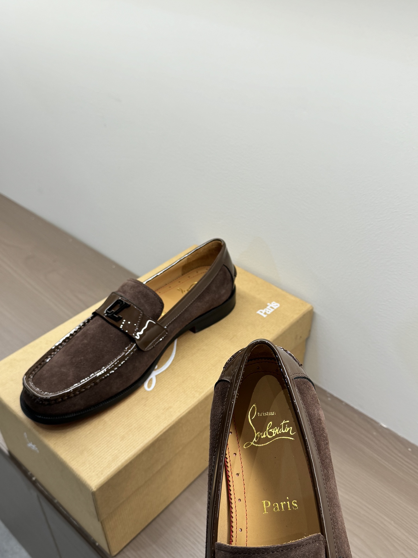 Christian Louboutin Style Leather Men's Shoes Men's Shoes Men's Shoes detail image 7 from source 782730