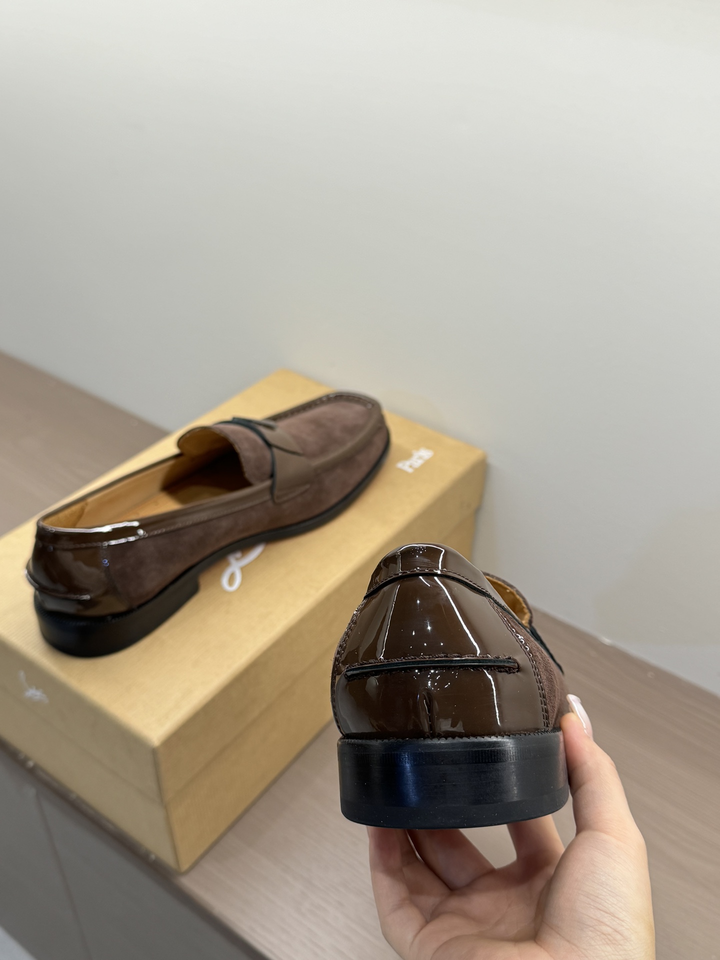 Christian Louboutin Style Leather Men's Shoes Men's Shoes Men's Shoes detail image 5 from source 782730
