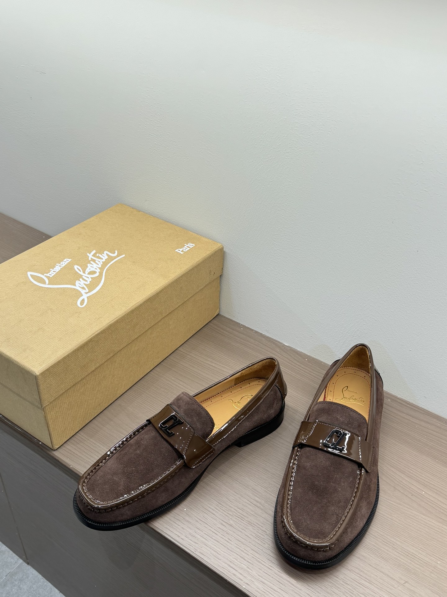 Christian Louboutin Style Leather Men's Shoes Men's Shoes Men's Shoes detail image 9 from source 782730