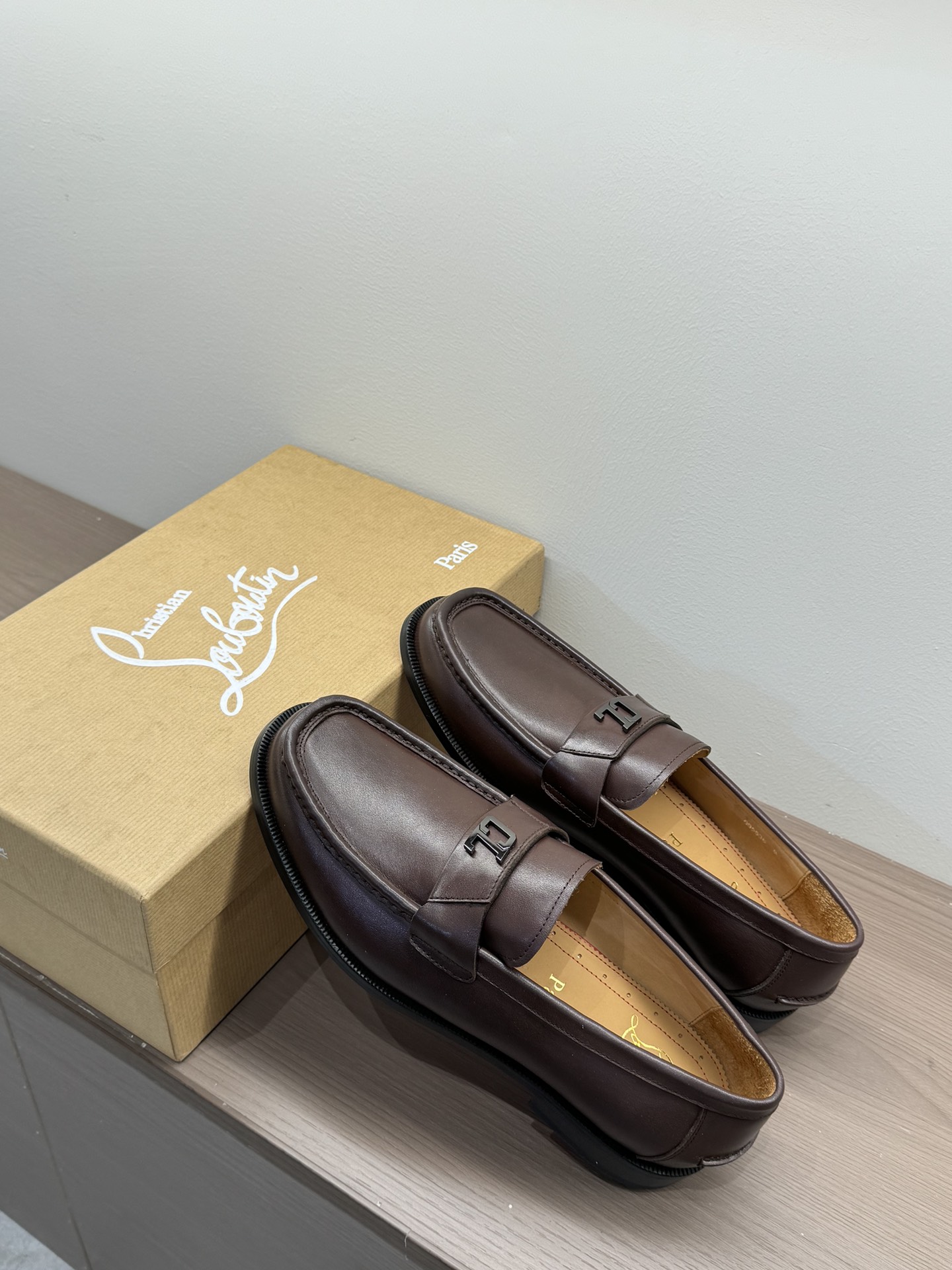 Christian Louboutin Style Leather Men's Shoes Men's Shoes Men's Shoes detail image 6 from source 782727