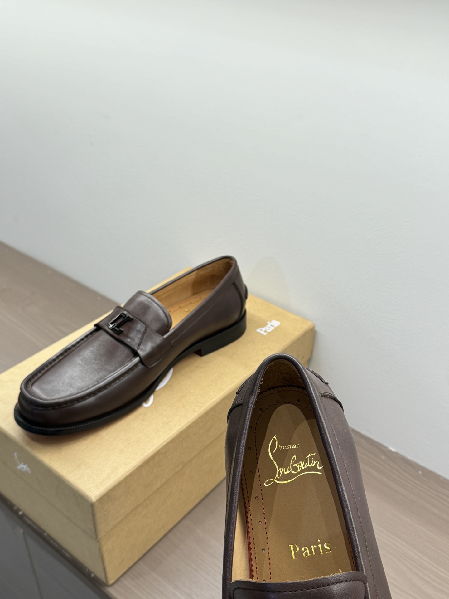 Christian Louboutin Style Leather Men's Shoes Men's Shoes Men's Shoes detail image 8 from source 782727