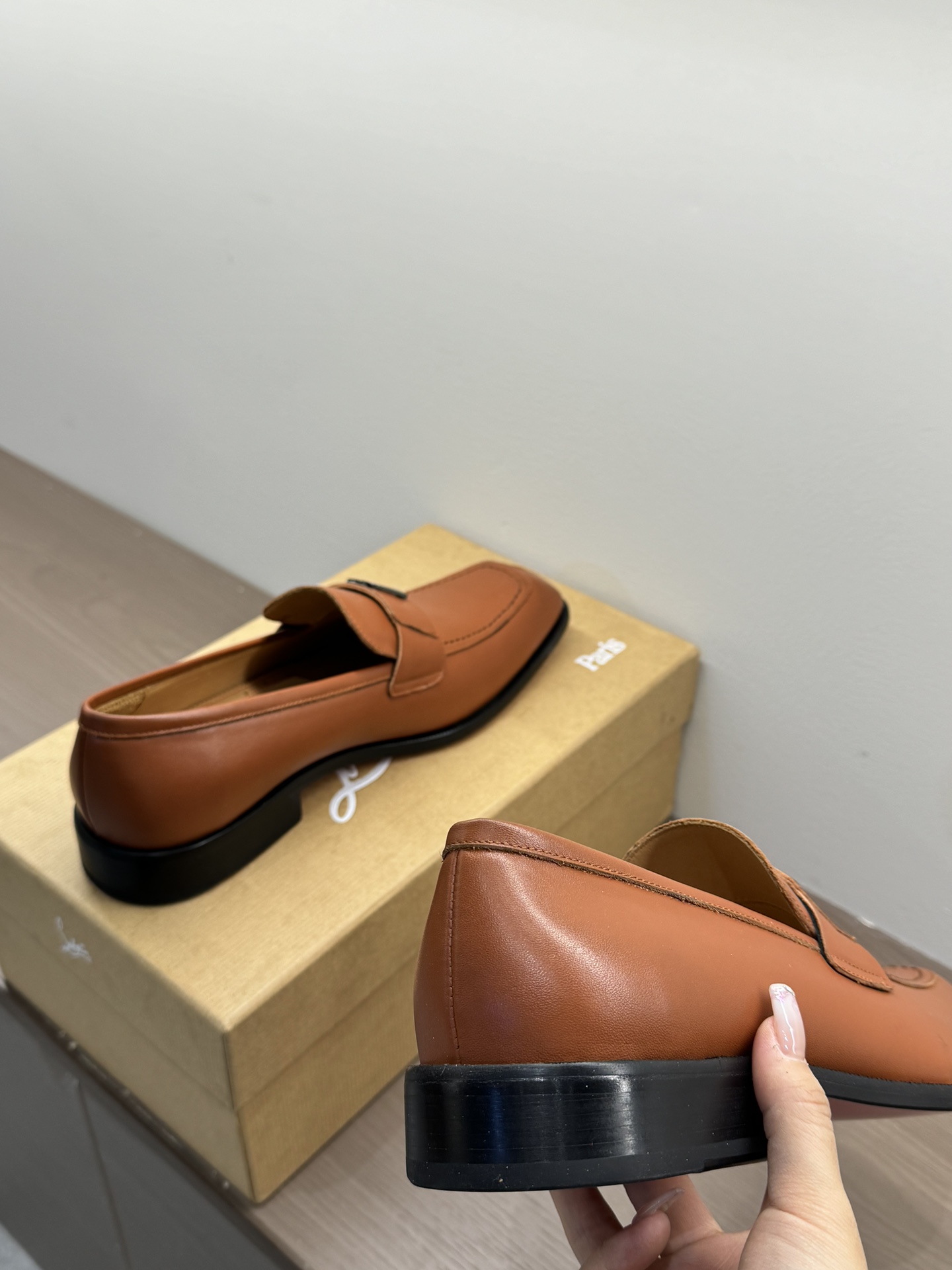 Christian Louboutin Style Leather Men's Shoes Men's Shoes Men's Shoes detail image 8 from source 782728