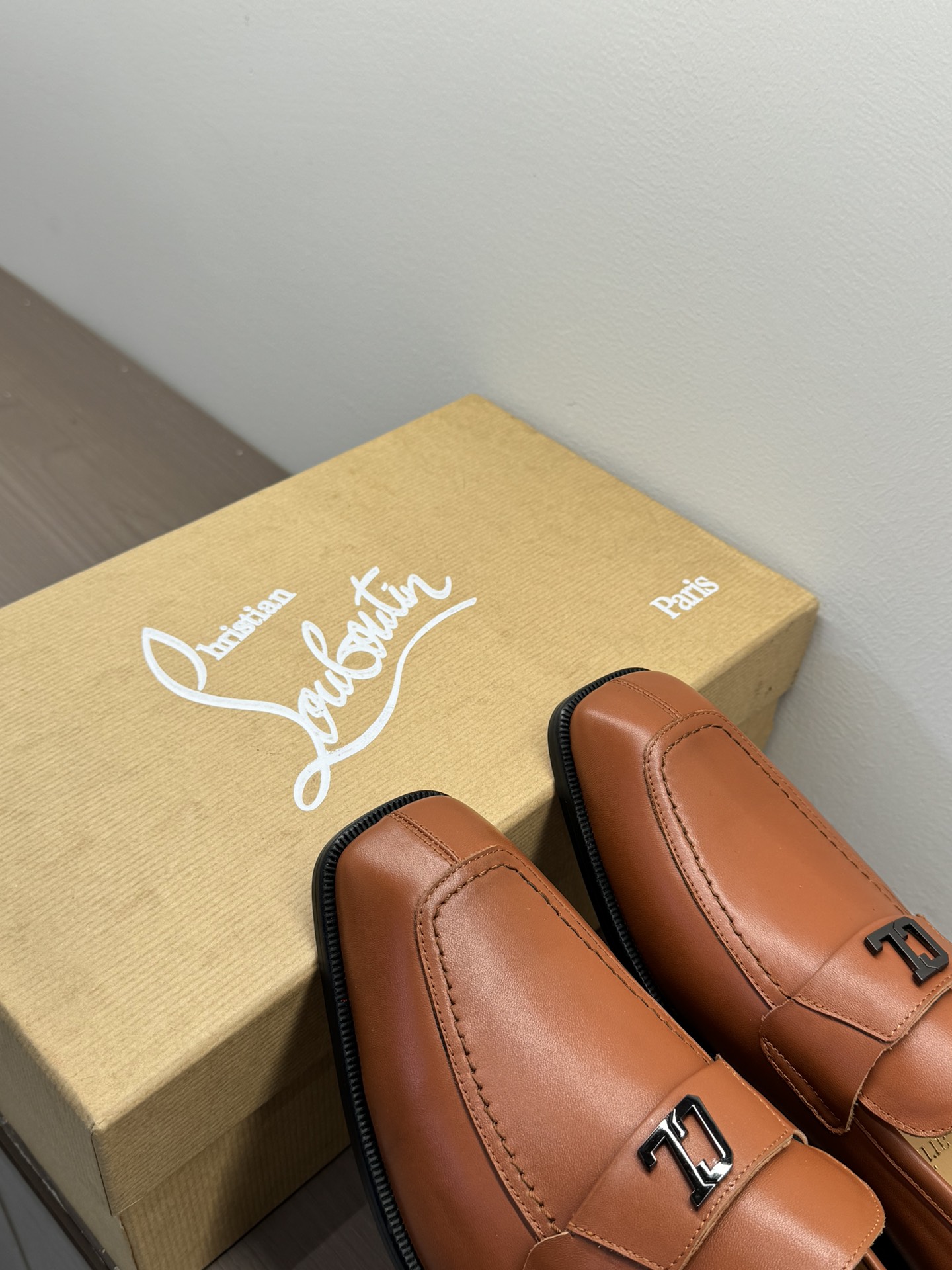 Christian Louboutin Style Leather Men's Shoes Men's Shoes Men's Shoes detail image 7 from source 782728