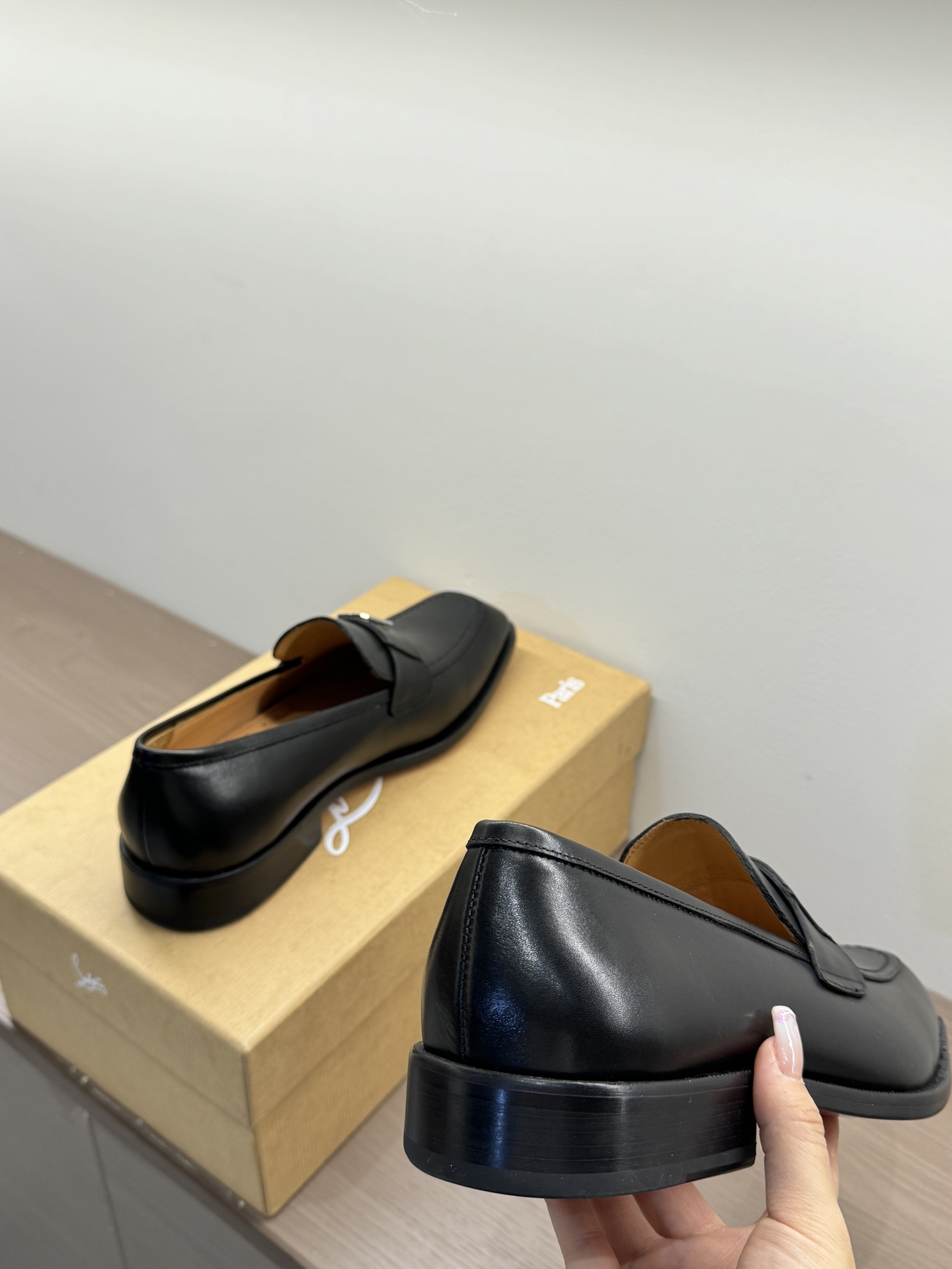 Christian Louboutin Style Leather Men's Shoes Men's Shoes Men's Shoes detail image 9 from source 782718