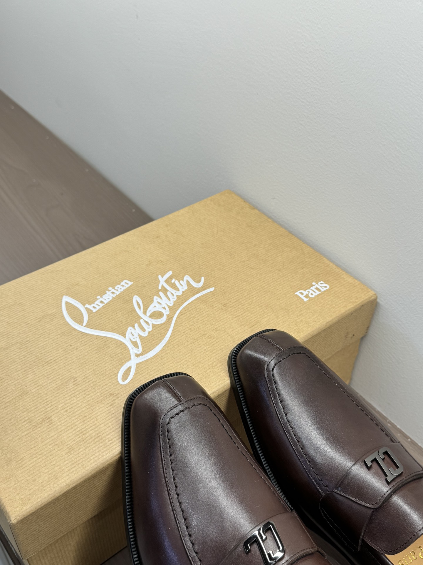 Christian Louboutin Style Leather Men's Shoes Men's Shoes Men's Shoes detail image 8 from source 782716