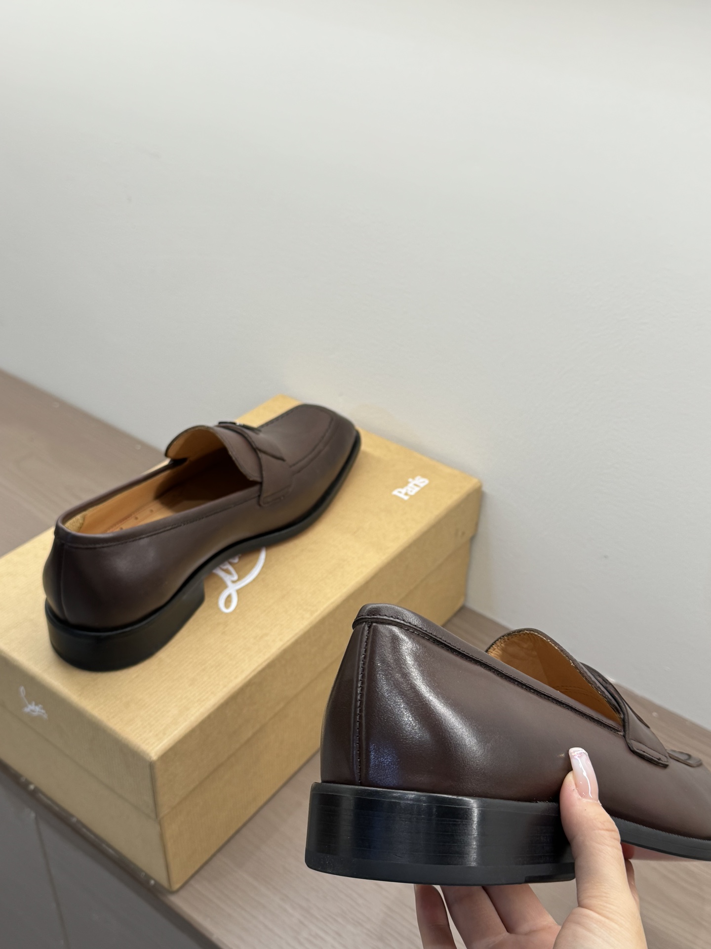 Christian Louboutin Style Leather Men's Shoes Men's Shoes Men's Shoes detail image 7 from source 782716