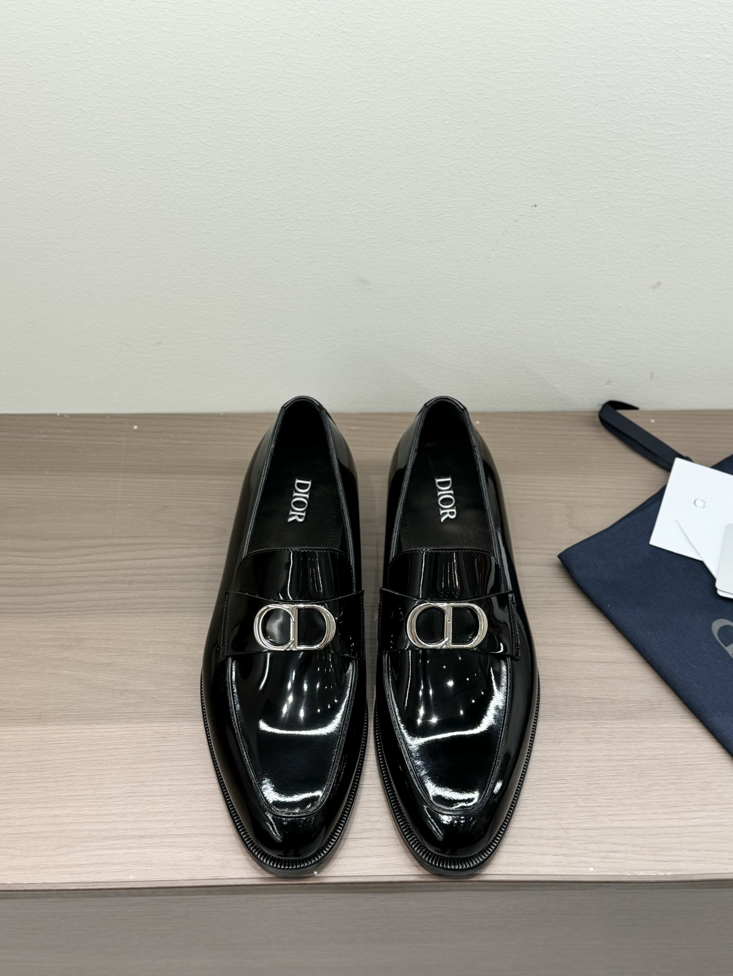 Dior Shoes Plain Toe Men Cowhide Genuine Leather Casual