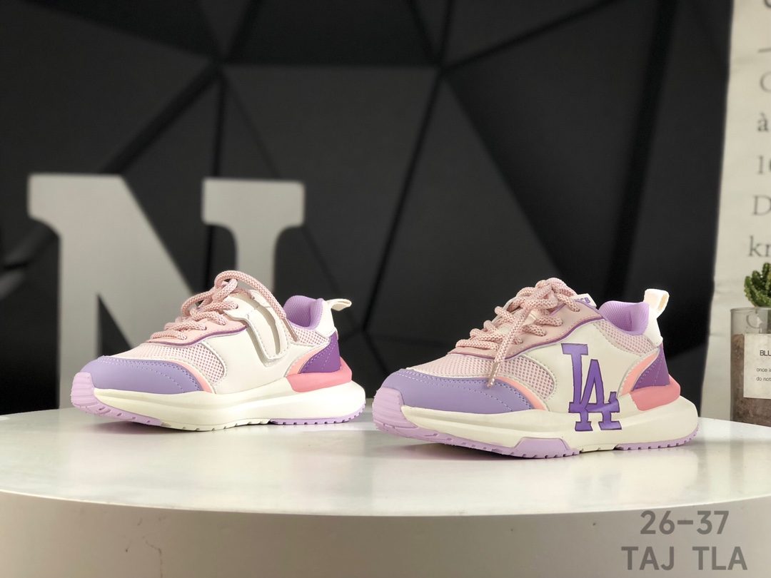 图片[4]-🔻精品童鞋🔥 MLB纽约洋基队LA复古休闲老爹鞋童鞋 系带+内侧魔术贴 注意尺码：31-37 TAJ TLA-选品中心