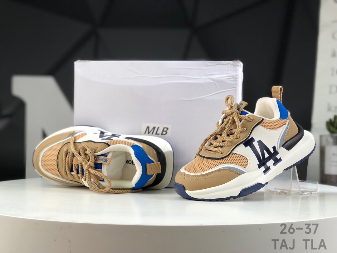 图片[9]-🔻精品童鞋🔥 MLB纽约洋基队LA复古休闲老爹鞋童鞋 系带+内侧魔术贴 注意尺码：31-37 TAJ TLA-选品中心