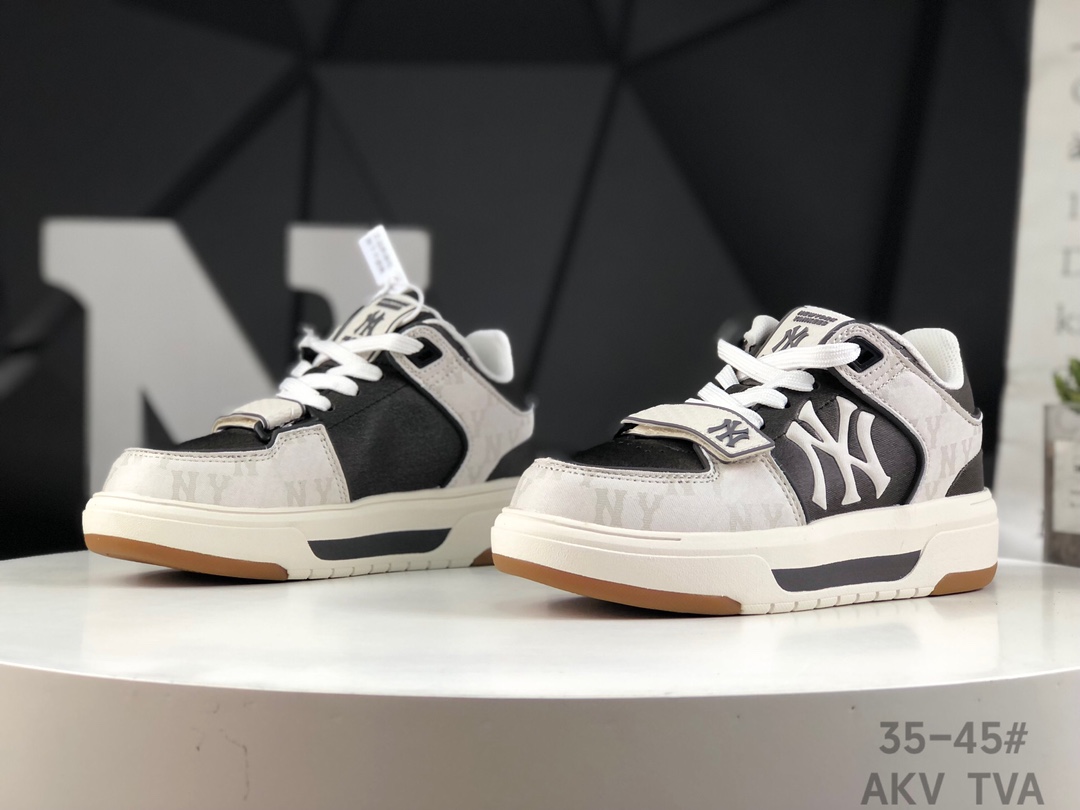 MLB Chunky Liner with NY Yankees Sticker: Lightweight Sports Shoes with MD Soles. - 图片 4