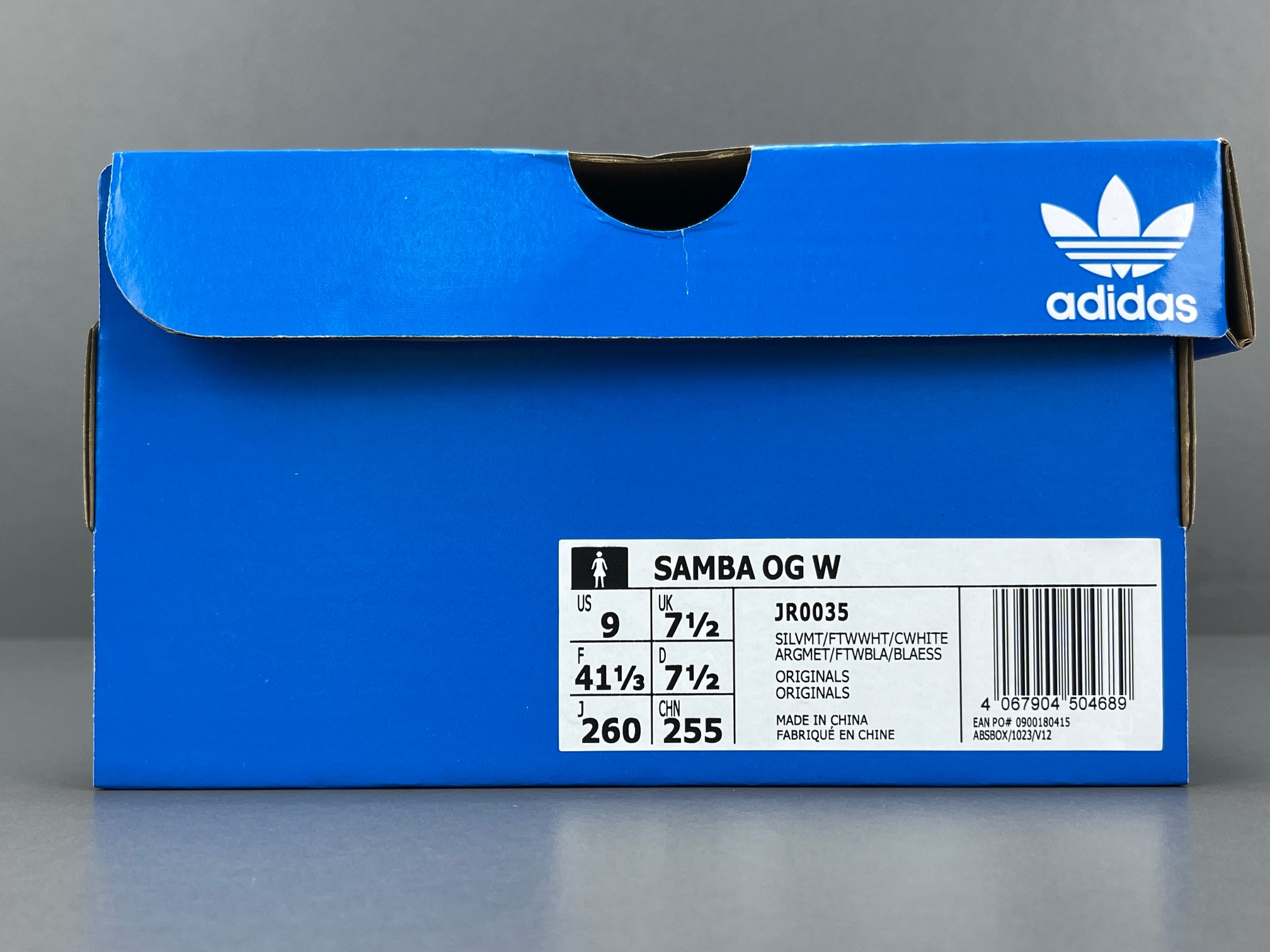 
【纯原版 阿迪】adidas originals Samba OG 舒适简约薄底 耐磨 低帮 板鞋 女