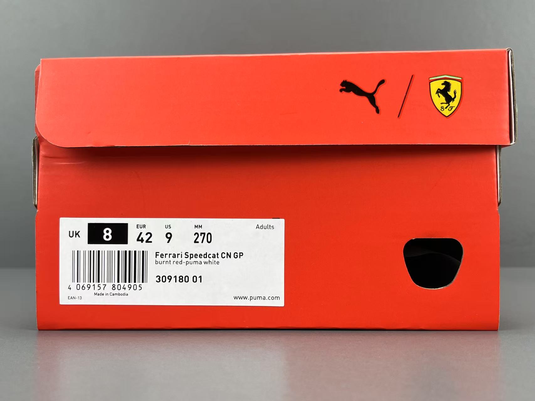 
【纯原版 彪马】Ferrari  法拉利 x PUMA Speedcat 舒适百搭 防滑耐磨 低帮 生