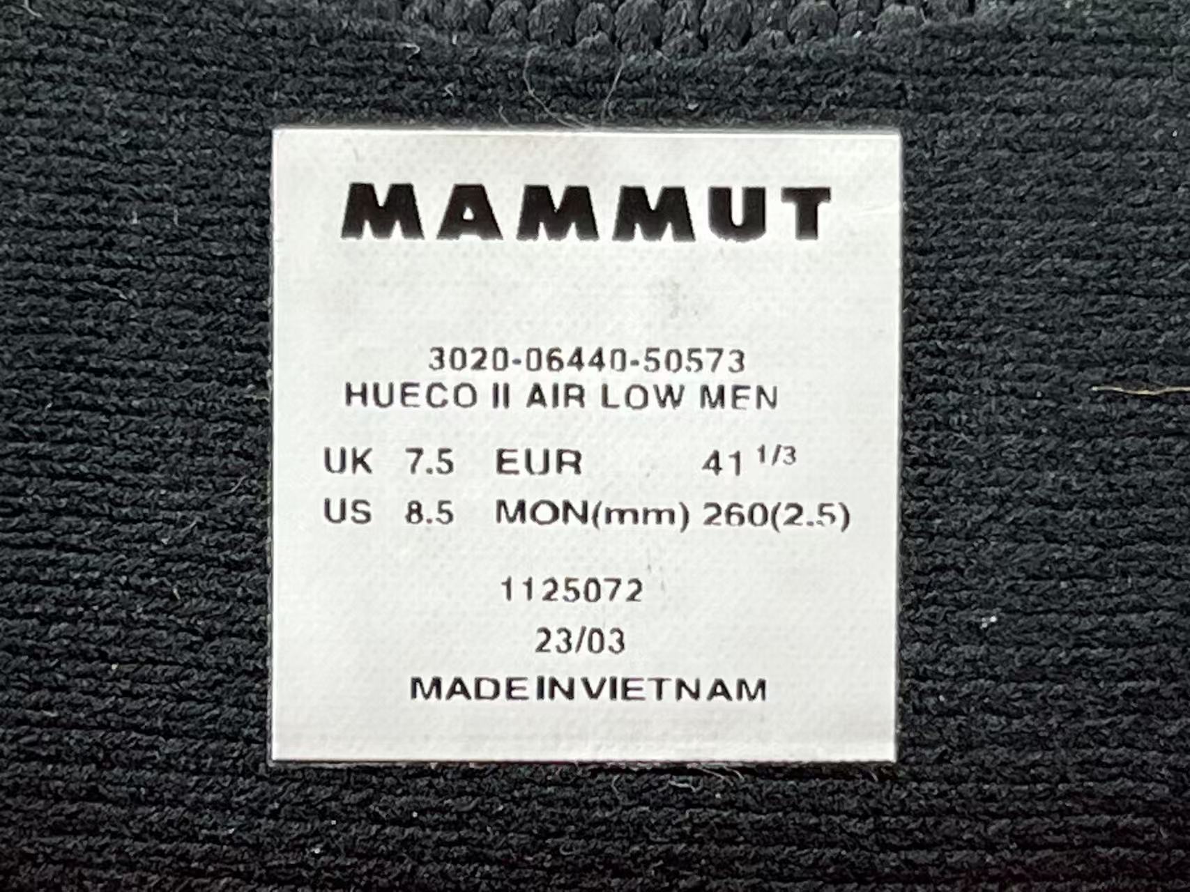  
【专柜版 猛犸象】MAMMUT猛犸象 Hueco 2 户外跑远足轻薄 溯溪鞋 男款
尺码36-46 