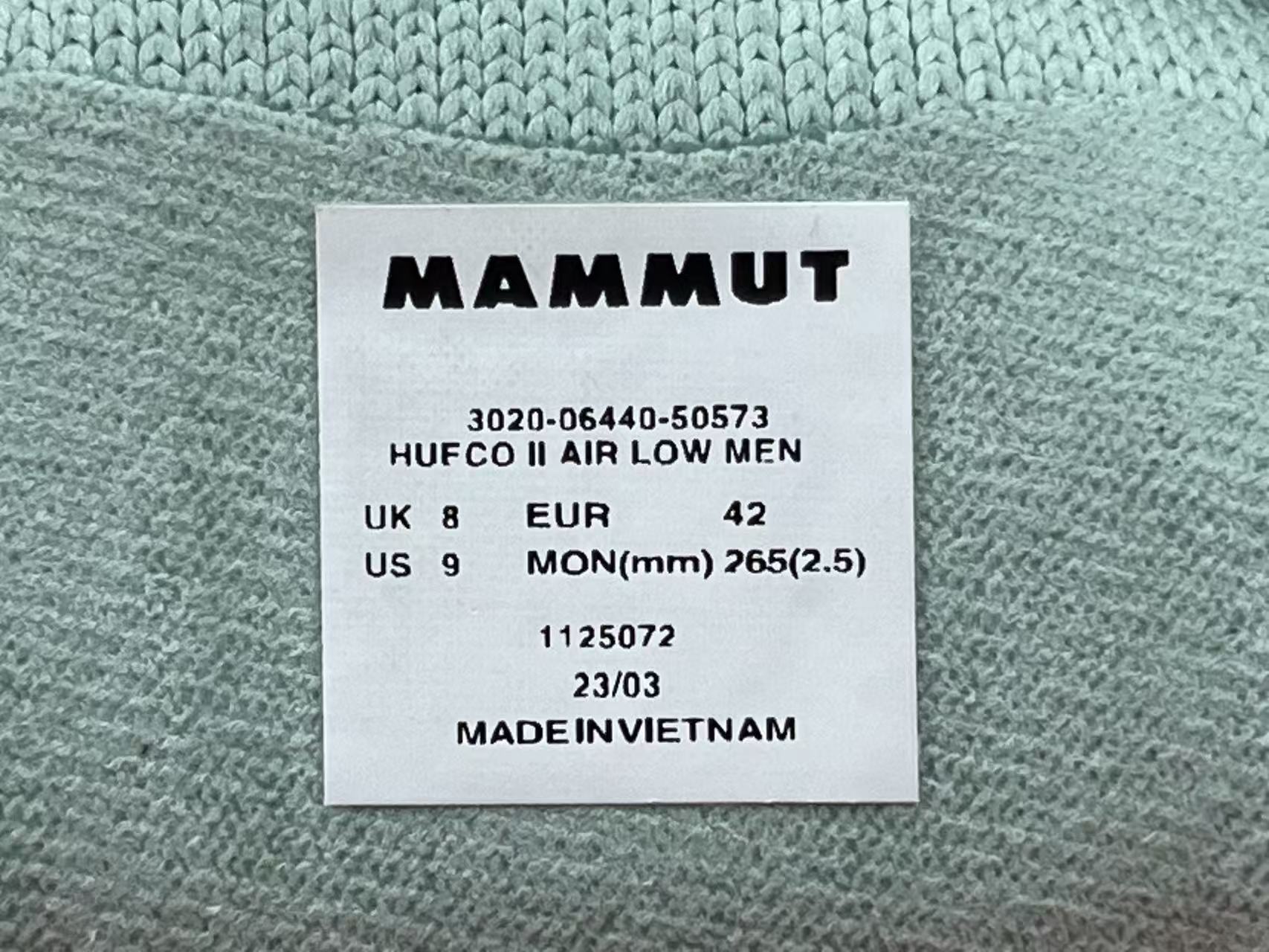  
【专柜版 猛犸象】MAMMUT猛犸象 Hueco 2 户外跑远足轻薄 溯溪鞋 男款
尺码36-46 