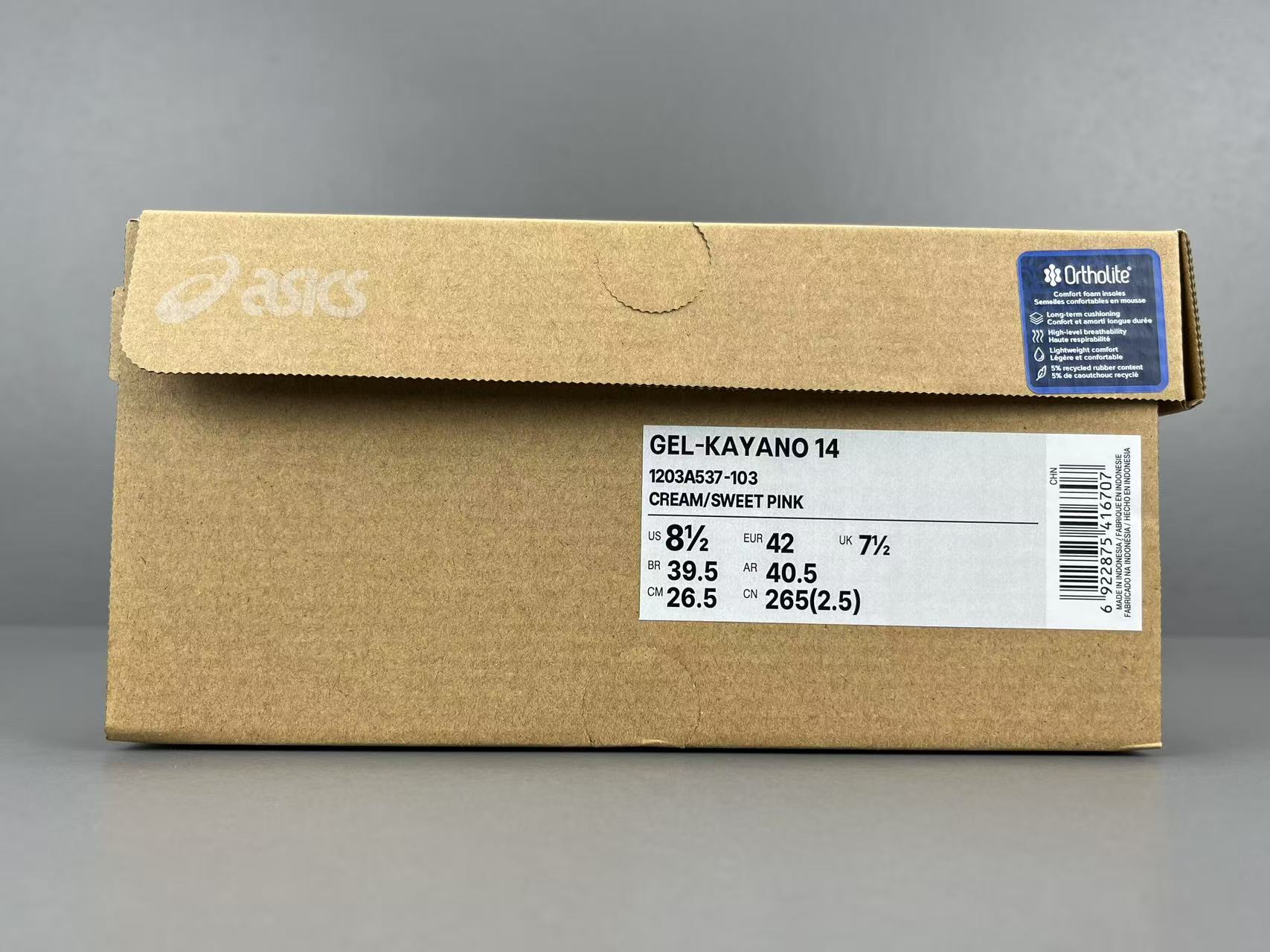 
【新Plus版 亚瑟士】Asics Gel-Kayano 14 复古舒适 织物合成革 低帮 休闲跑步鞋