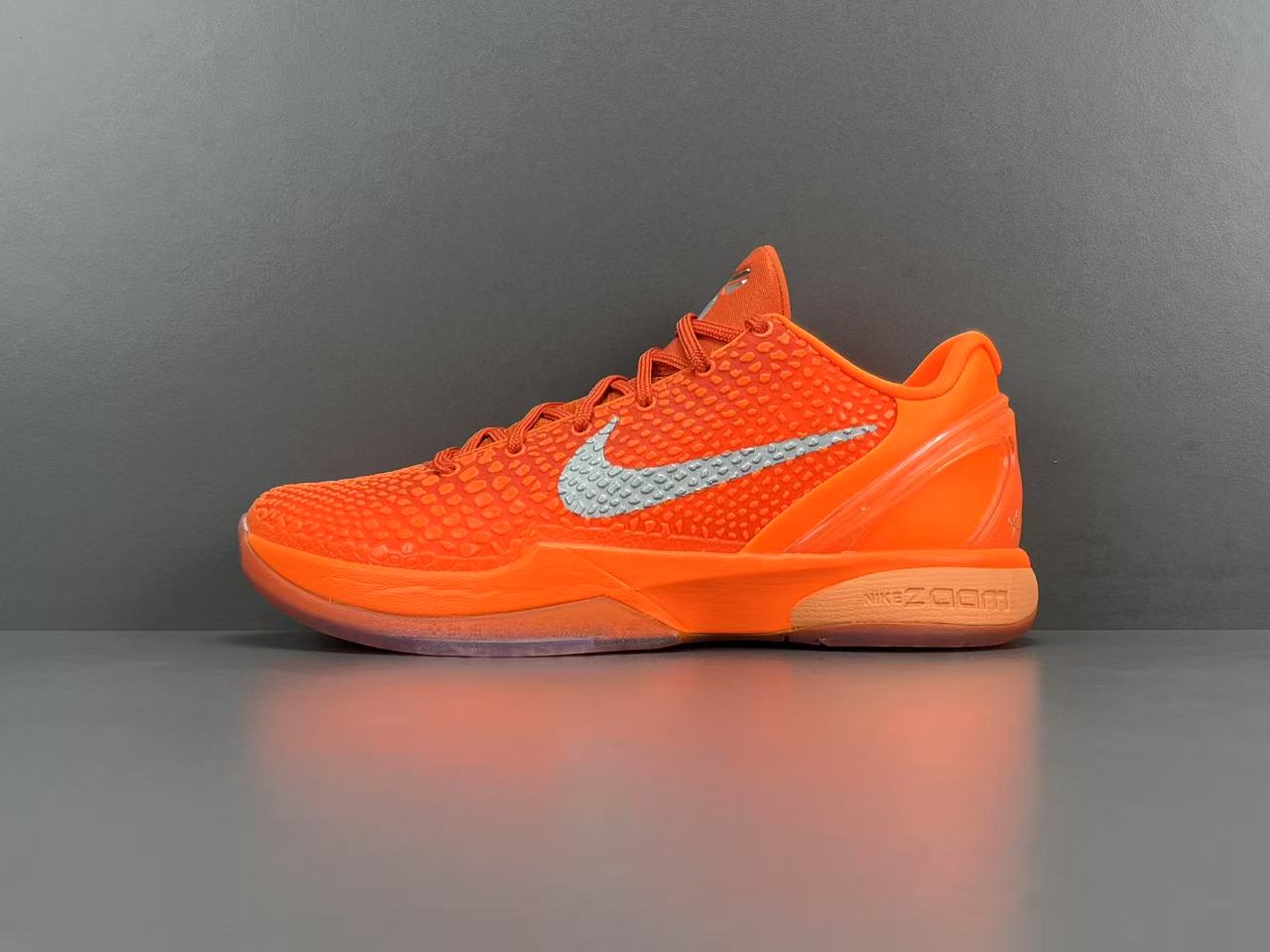 
【S2版 科比6】Nike Zoom Kobe 6 Protro“Total Orange” 舒适百搭